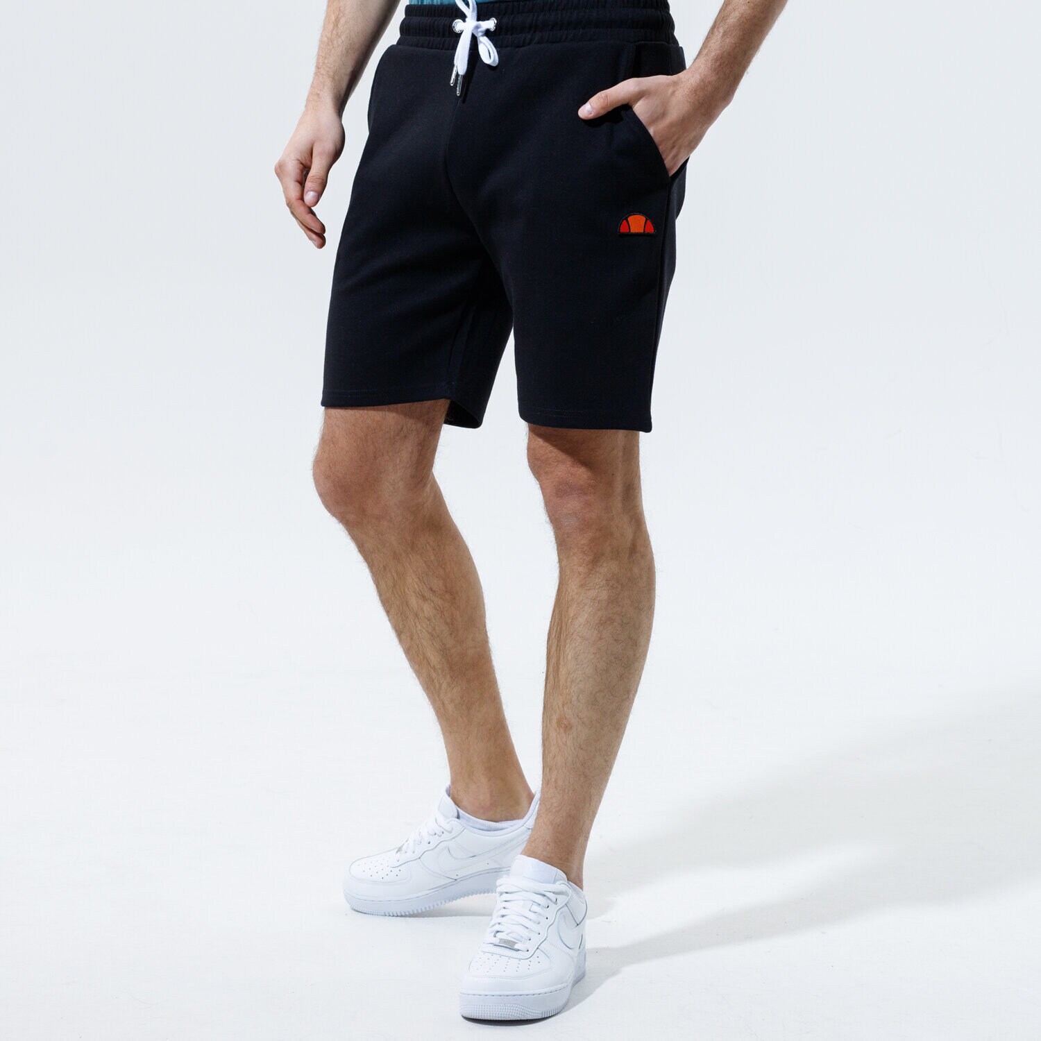 Krótkie spodenki, szorty męskie ELLESSE SZORTY OLE BLK SHC09976011 CZARNY