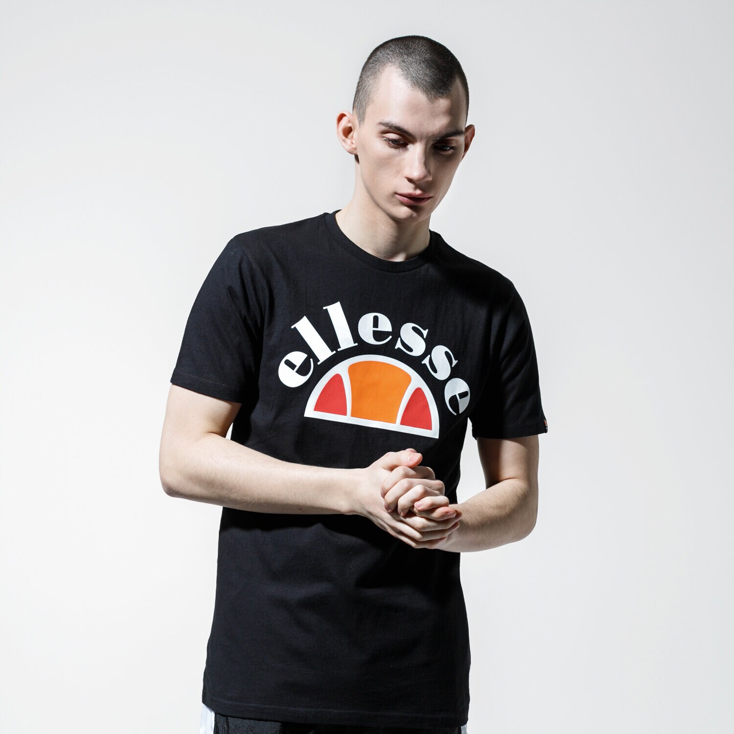 Koszulka, t-shirt sportowy męski ELLESSE T-SHIRT TEDI SHE09993BLACK CZARNY
