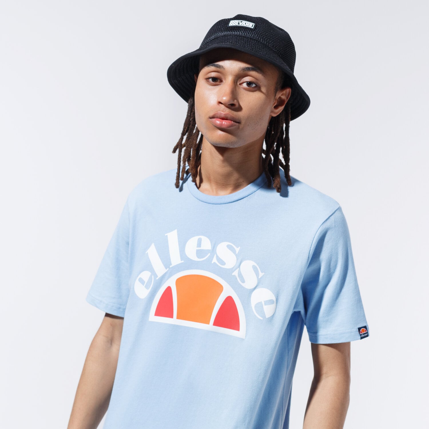 Koszulka, t-shirt sportowy męski ELLESSE T-SHIRT TEDI SHE09993LIGHTBLUE NIEBIESKI