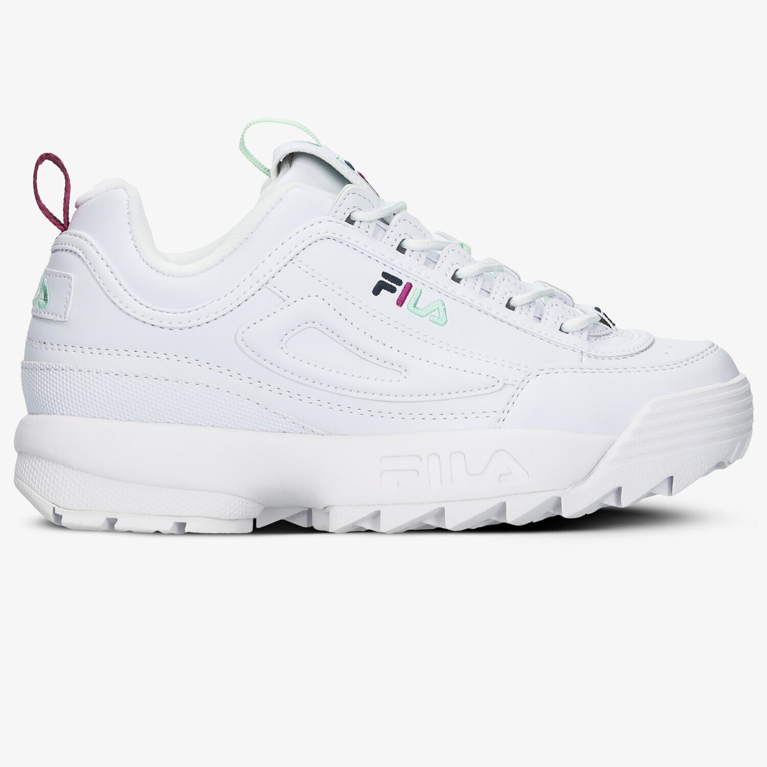 Buty sneakersy damskie FILA DISRUPTOR WMN M 10109791FG BIAŁY