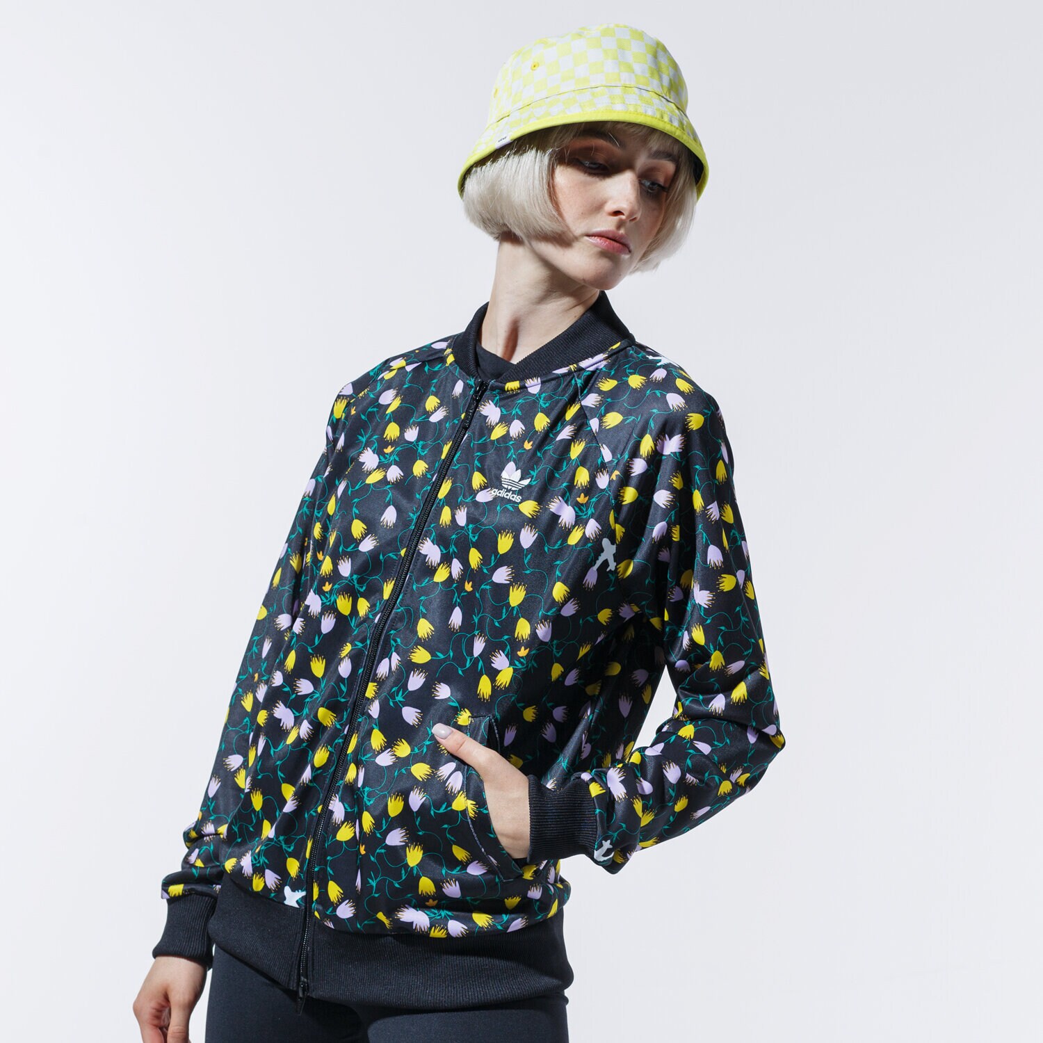 Bluza damska ADIDAS BLUZA ROZPINANA AOP TRACK TOP FL4106 MULTICOLOR