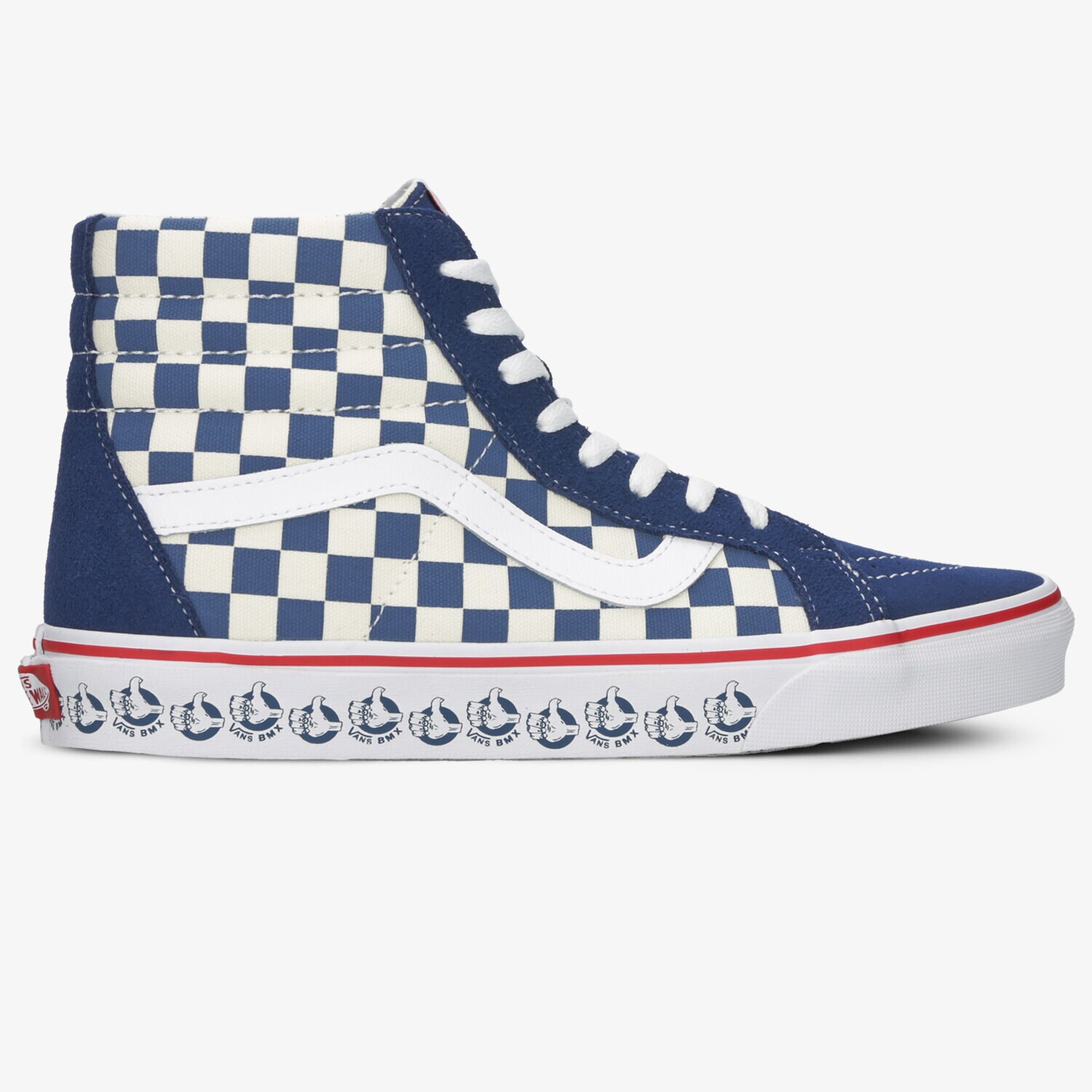 Buty sneakersy męskie VANS UA SK8-HI REISSUE VN0A4BV8V3X1 NIEBIESKI