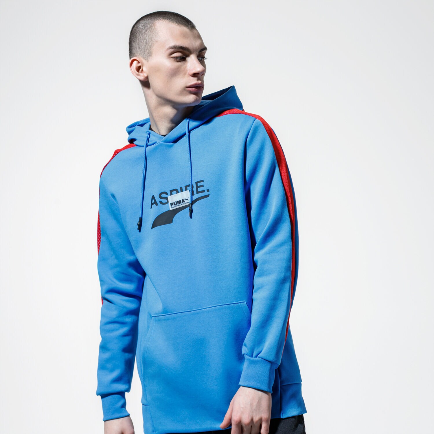 Bluza męska PUMA BLUZA Z KAPTUREM AVENIR HOODY 59645941 NIEBIESKI