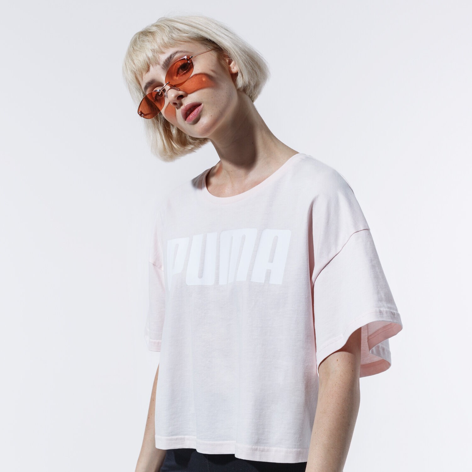 Koszulka, t-shirt damski PUMA T-SHIRT REBEL FASHION TEE 58130817 RÓŻOWY