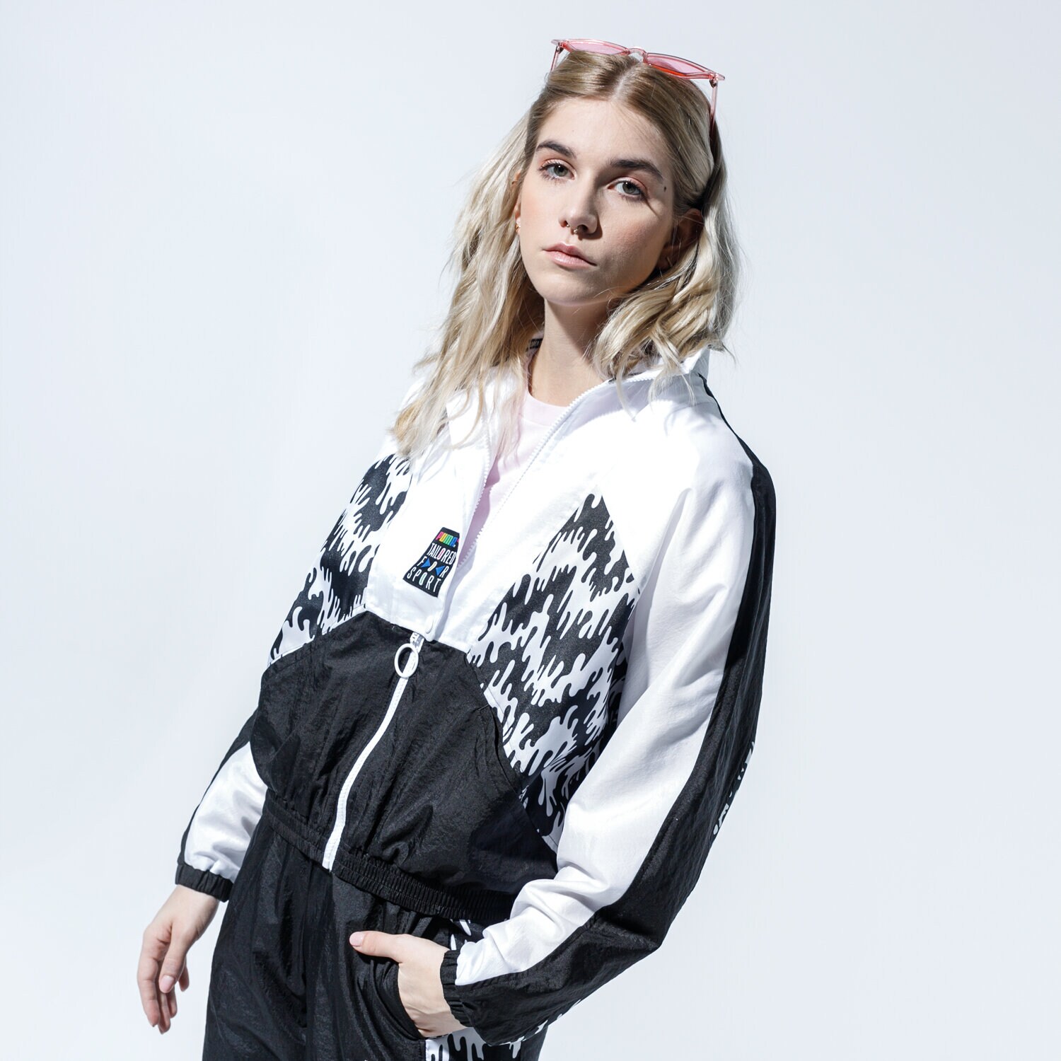 Kurtka wiosenna / jesienna damska PUMA KURTKA ORTALION TFS OG AOP TRACK JACKET 59705801 MULTICOLOR