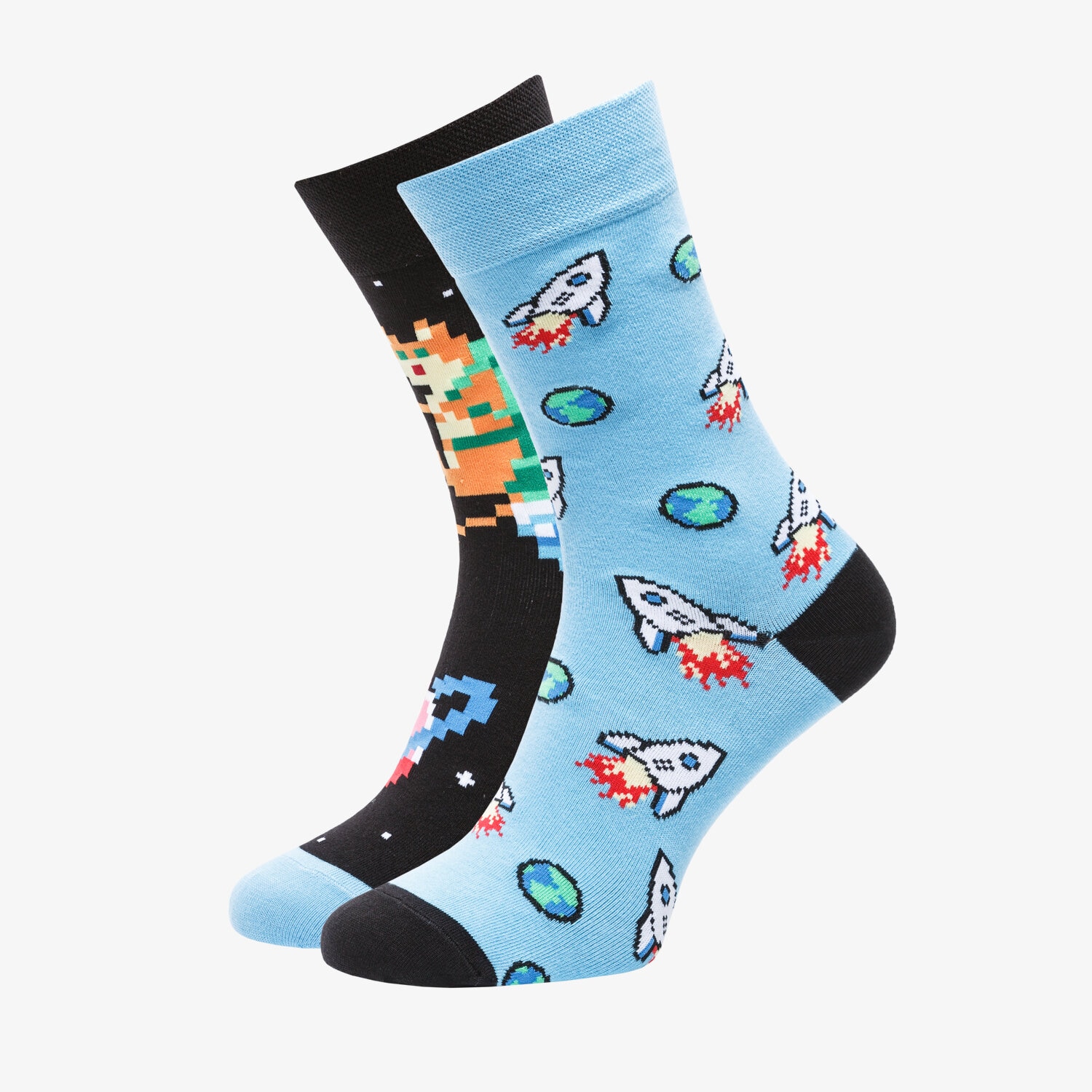 Skarpetki sportowe damskie SIZEER SKARPETY SPACE CAT SI120SKU03001 MULTICOLOR
