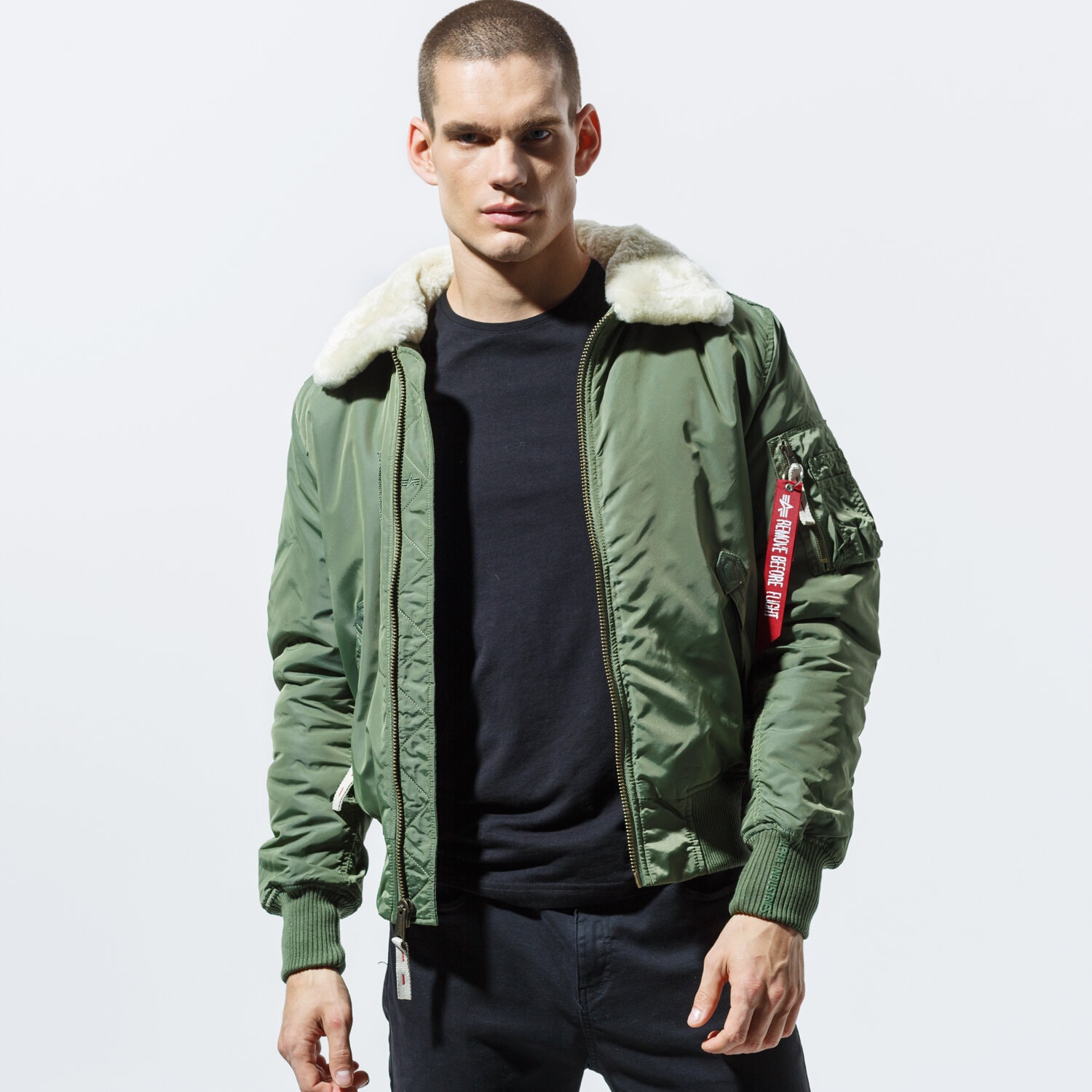 Kurtka zimowa męska ALPHA INDUSTRIES KURTKA ZIMOWA INJECTOR III 14310401 KHAKI