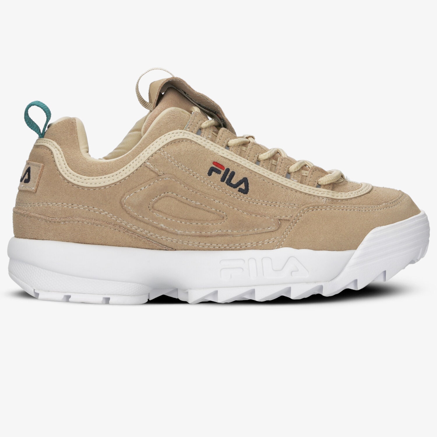 Buty sneakersy męskie FILA DISRUPTOR S LOW 101057790R SZARY