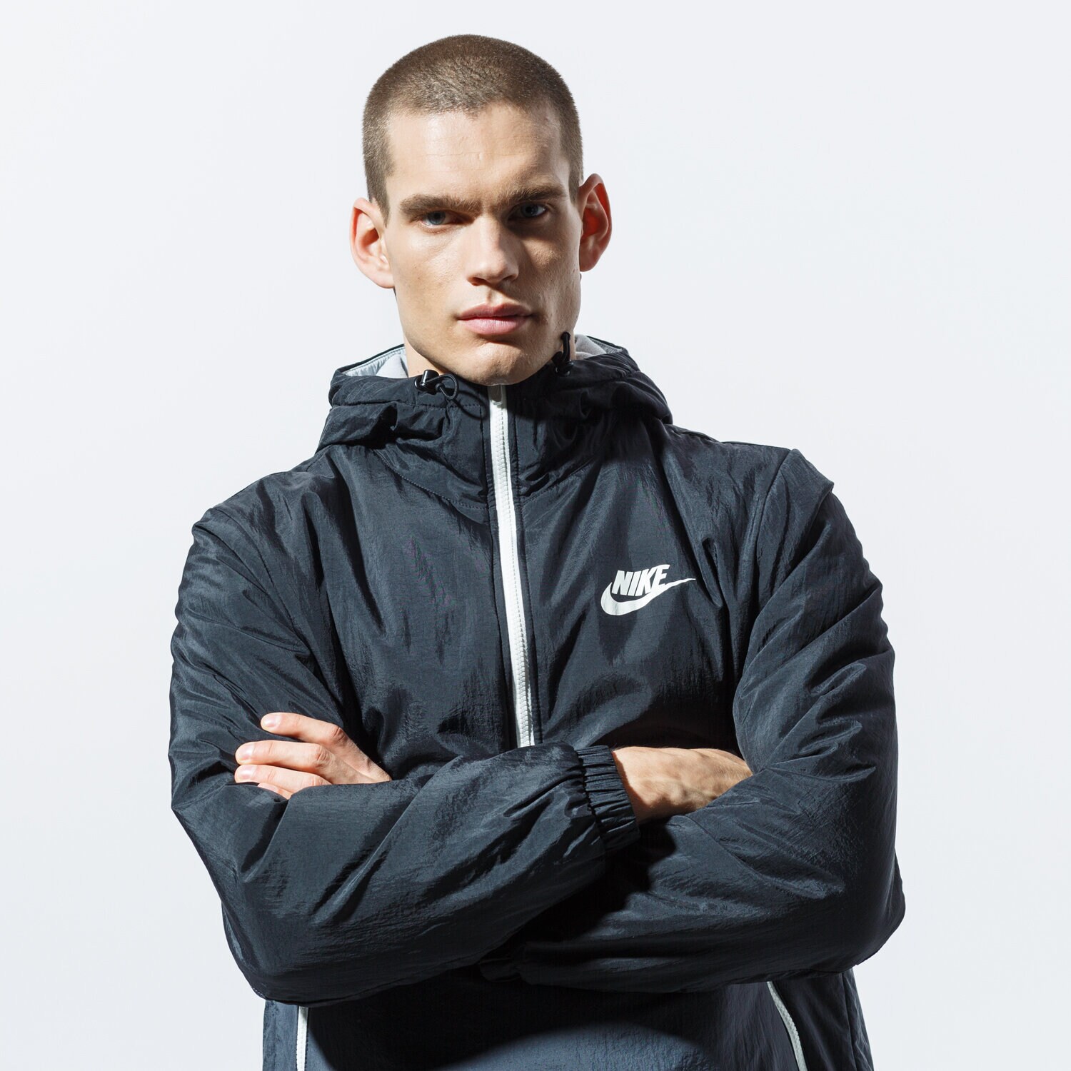 Kurtka zimowa męska NIKE KURTKA M NSW SYN FILL JKT HD HZ CI1654-010 CZARNY