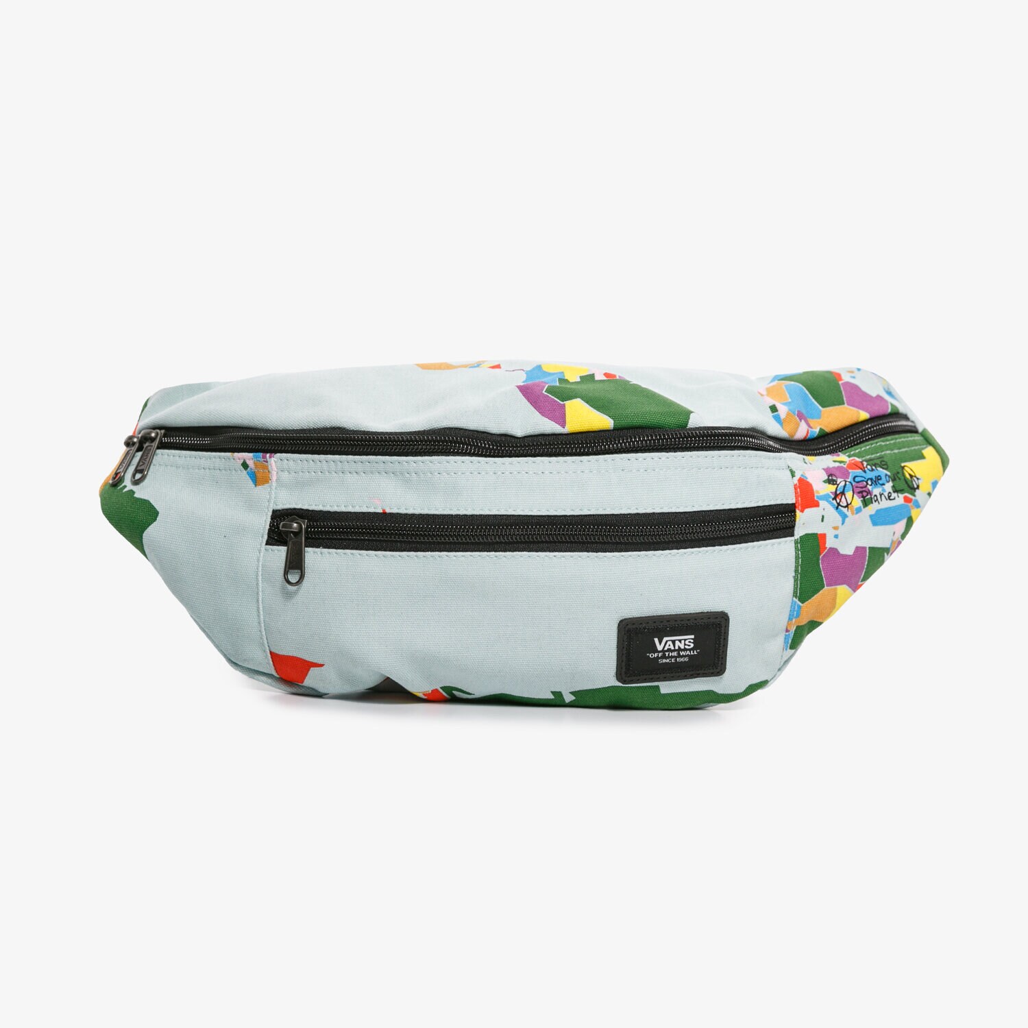 Torba sportowa damska na ramię VANS TOREBKA MN WARD CROSS BODY P BLUE SAVE OUR P VN0A2ZXXZSD1 MULTICOLOR