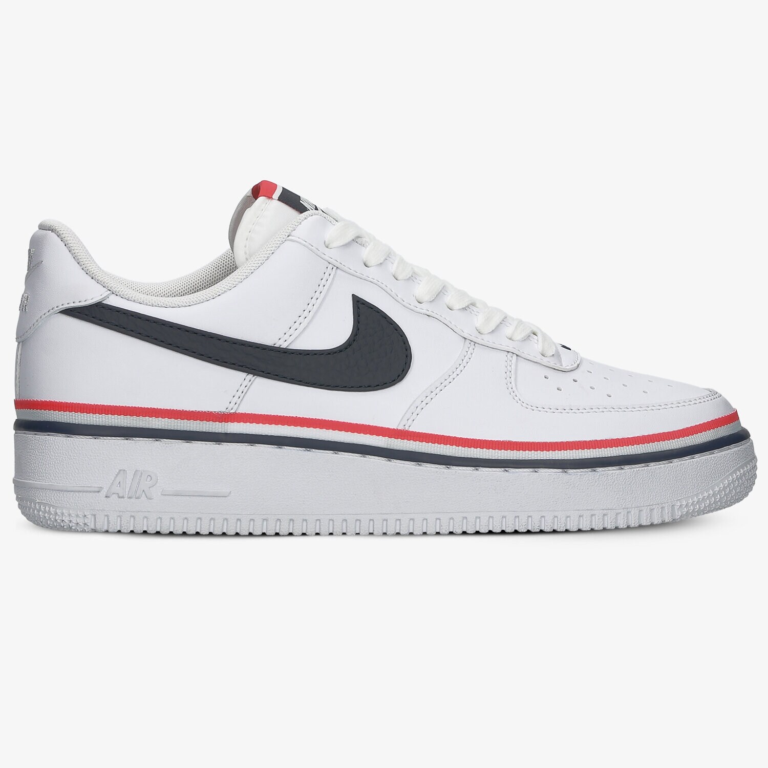 Buty sneakersy męskie NIKE AIR FORCE 1 '07 LV8 CJ1377-100 BIAŁY