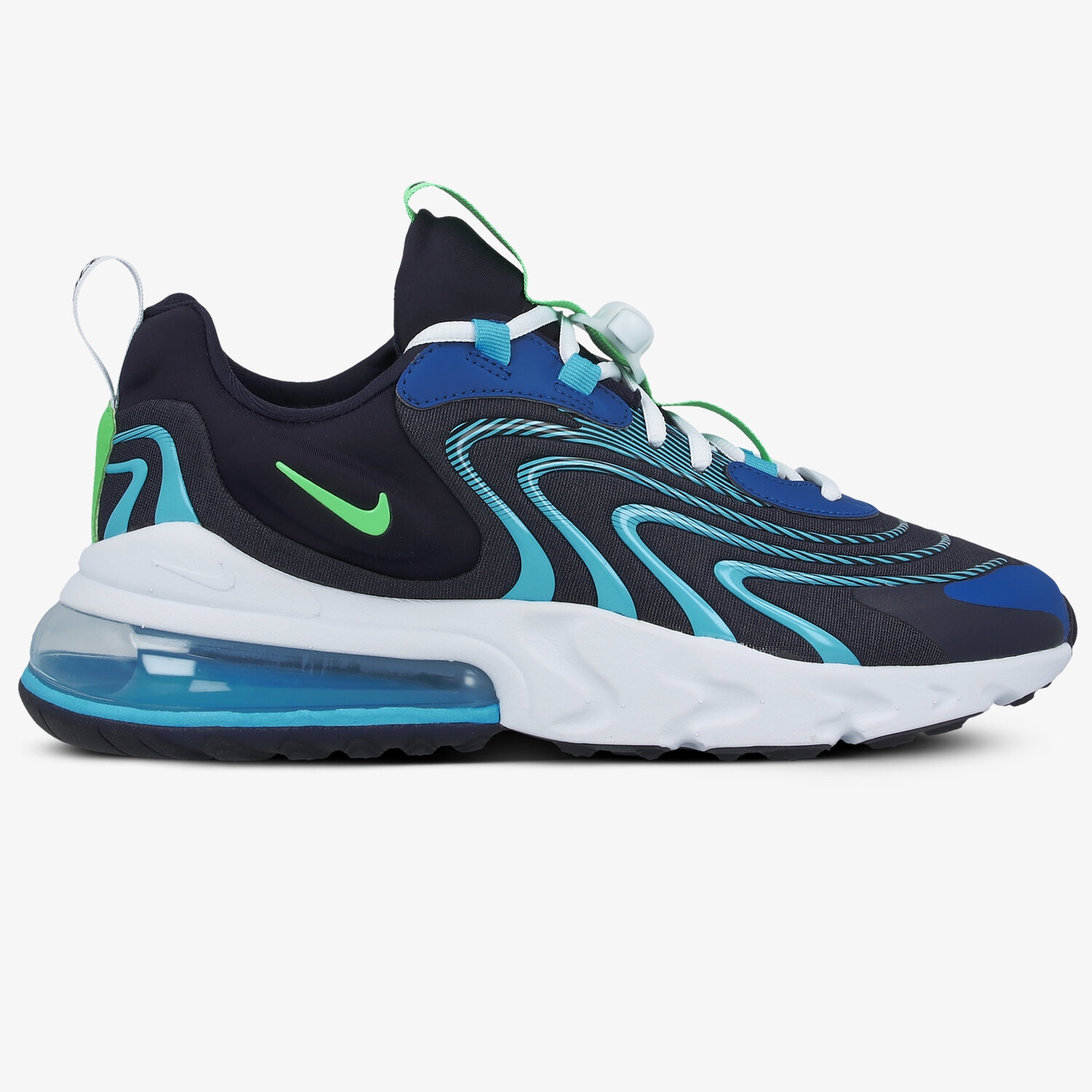 Buty sneakersy męskie NIKE AIR MAX 270 REACT ENG CJ0579-400 NIEBIESKI