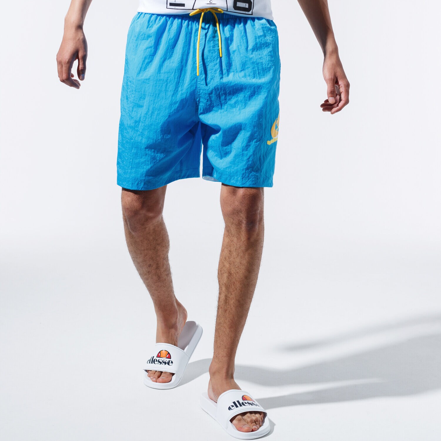 Krótkie spodenki, szorty męskie JORDAN SZORTY M J 7" JUMPMAN POOLSIDE SHORT CZ8522-482 NIEBIESKI
