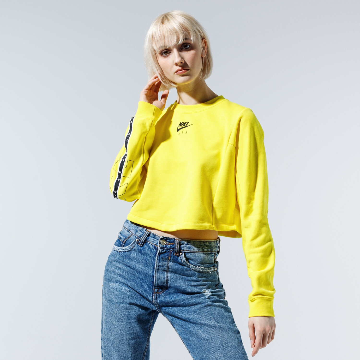 Bluza damska NIKE BLUZA AIR CJ3115-731 ŻÓŁTY