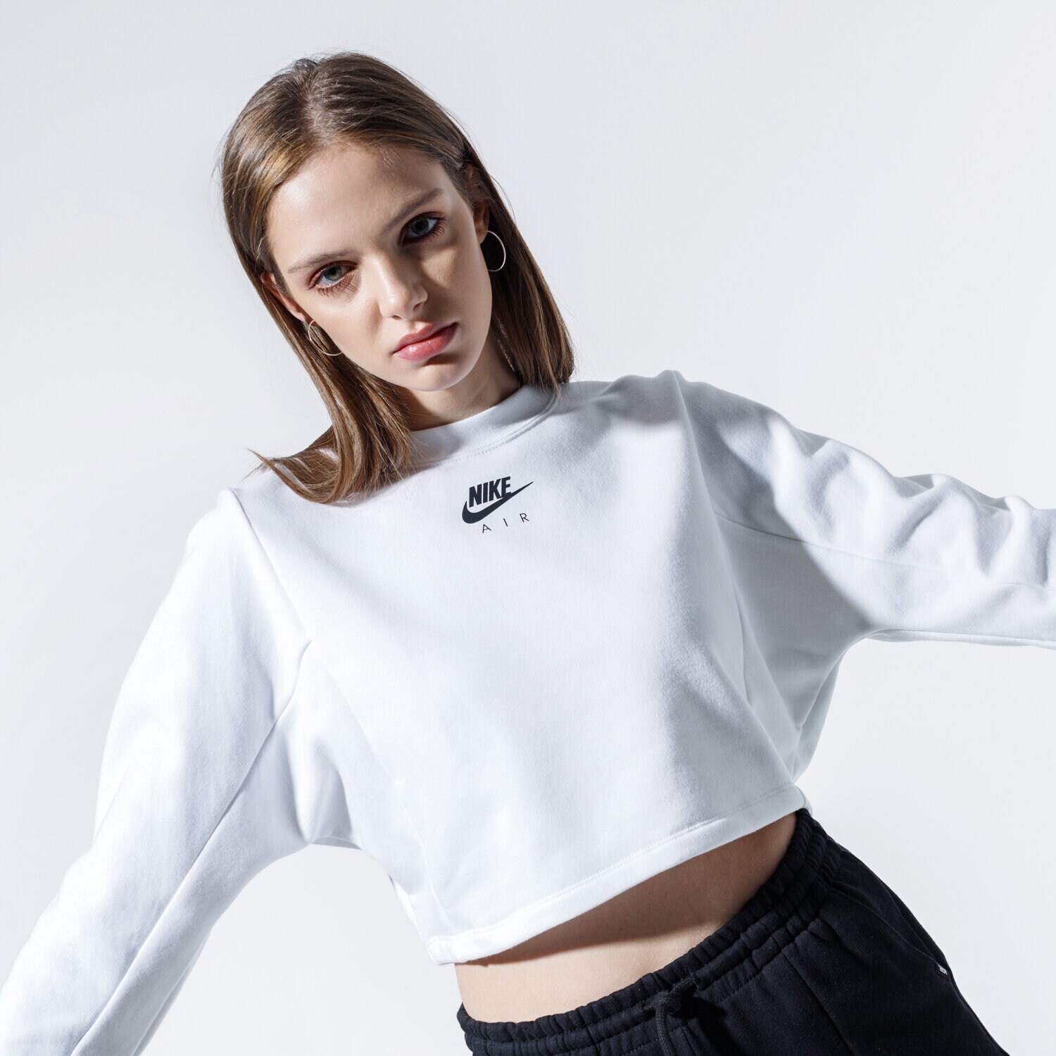 Bluza damska NIKE BLUZA AIR CJ3115-100 BIAŁY