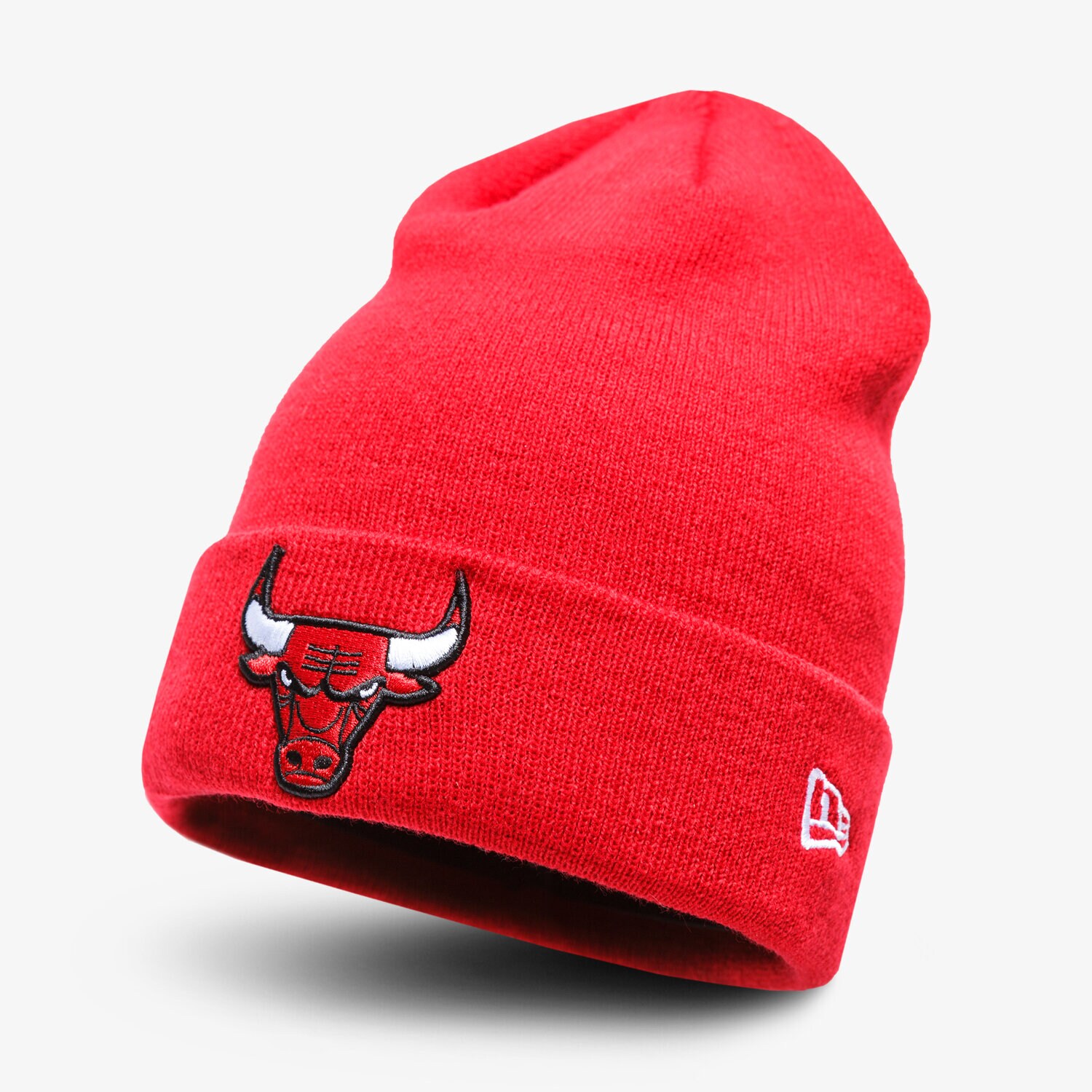 Czapka zimowa męska NEW ERA CZAPKA ZIMOWA CUFF KNIT BULLS CHICAGO BULLS 11794613 CZERWONY