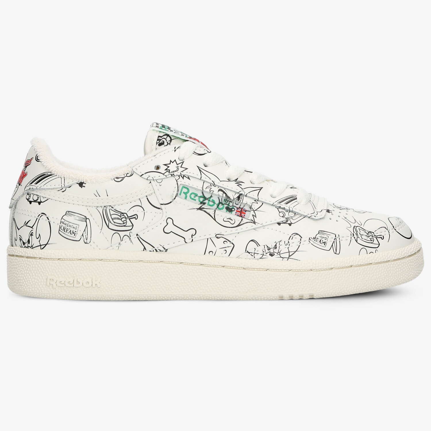 Buty sneakersy męskie REEBOK CLUB C FX4011 BIAŁY