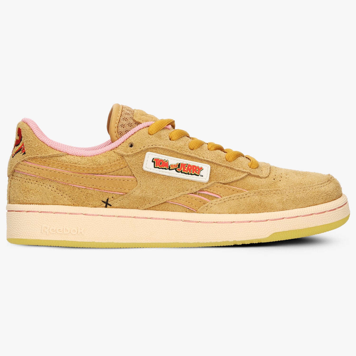 Buty sneakersy damskie REEBOK CLUB C REVENGE FW4632 BRĄZOWY