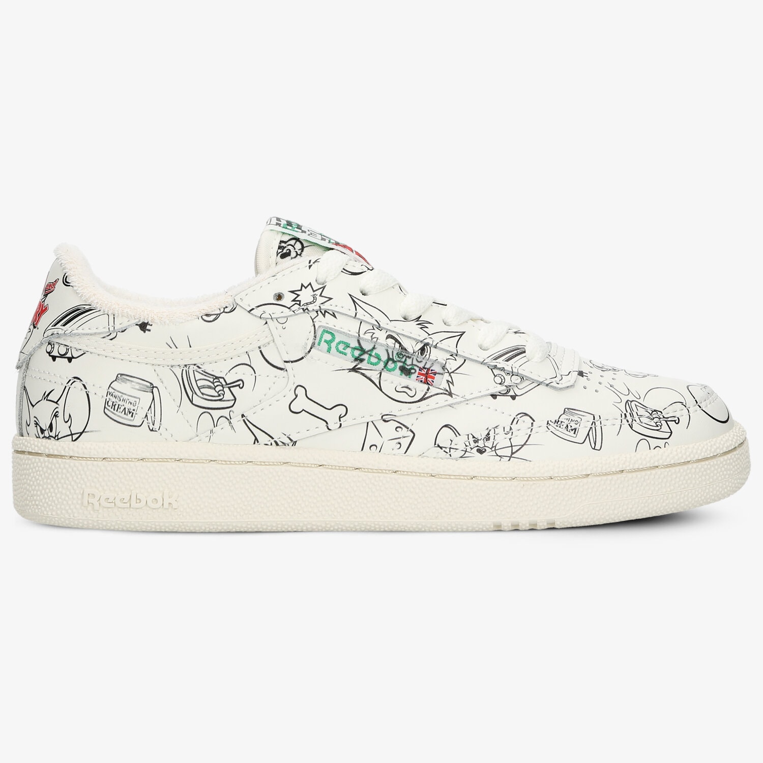 Buty sneakersy damskie REEBOK CLUB C 85 FX4011 BIAŁY