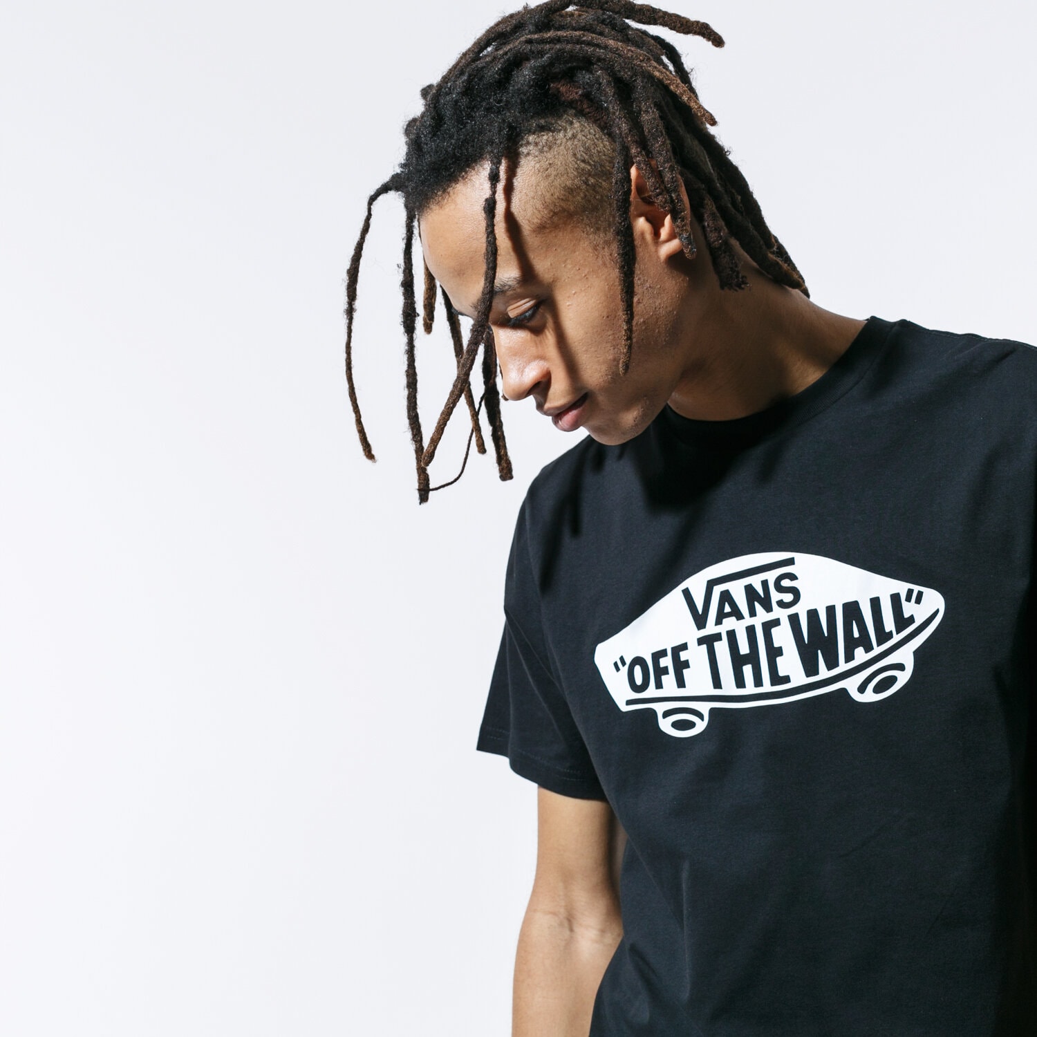 Koszulka, t-shirt sportowy męski VANS T-SHIRT OTW VN000JAYY281 CZARNY