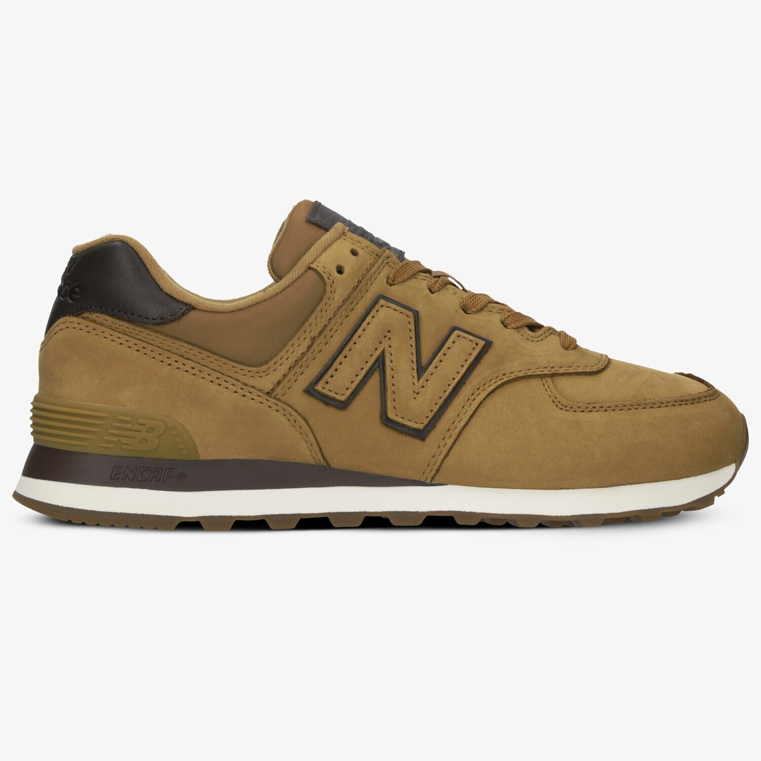 Buty sneakersy męskie NEW BALANCE ML574NBH ML574NBH BRĄZOWY