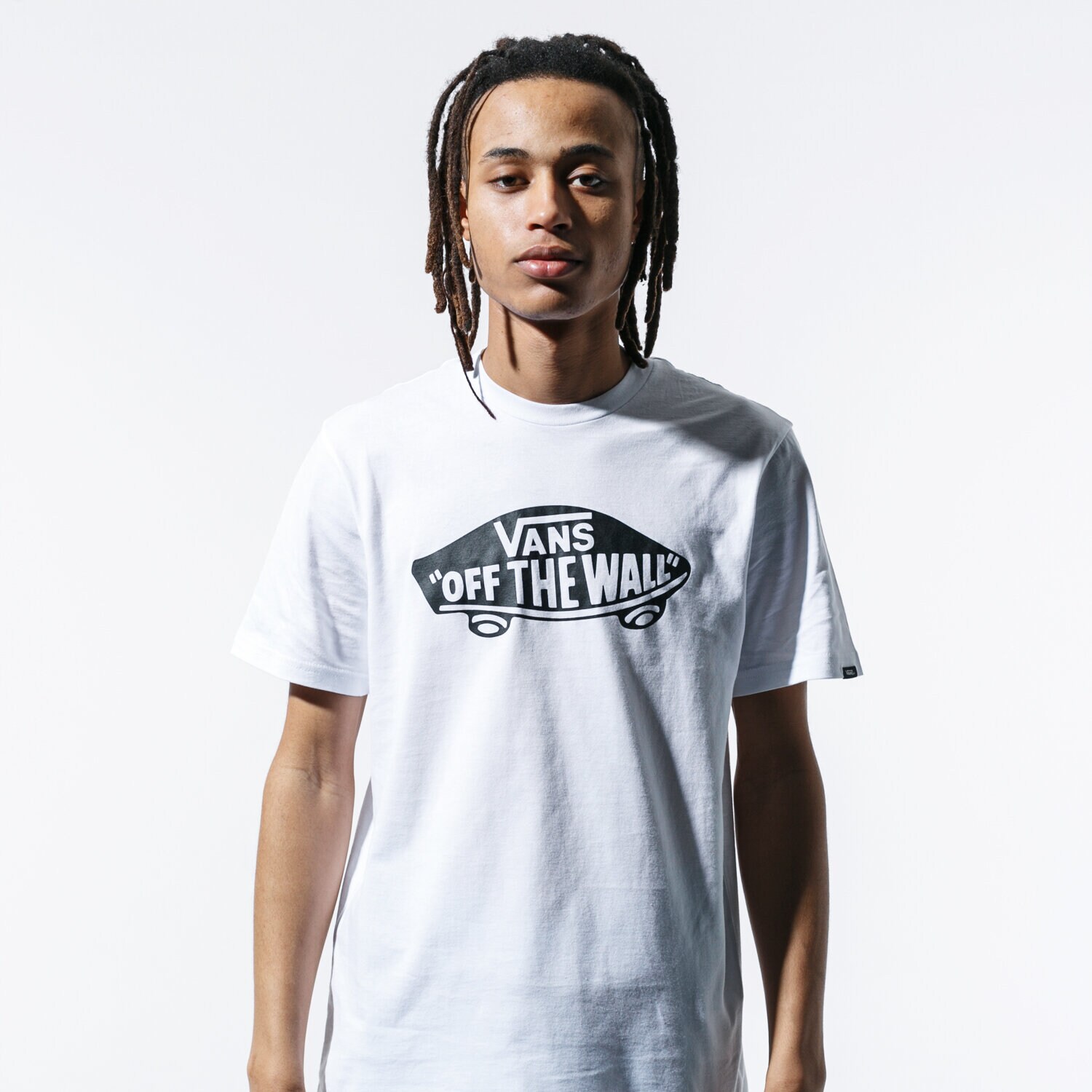 Koszulka, t-shirt sportowy męski VANS T-SHIRT OTW VN000JAYYB21 BIAŁY