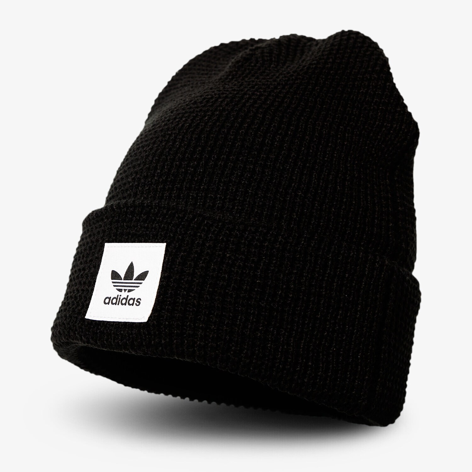 Czapka zimowa dla dzieci ADIDAS CZAPKA ZIMOWA WAFFLE CUFF KNI ED8033 CZARNY