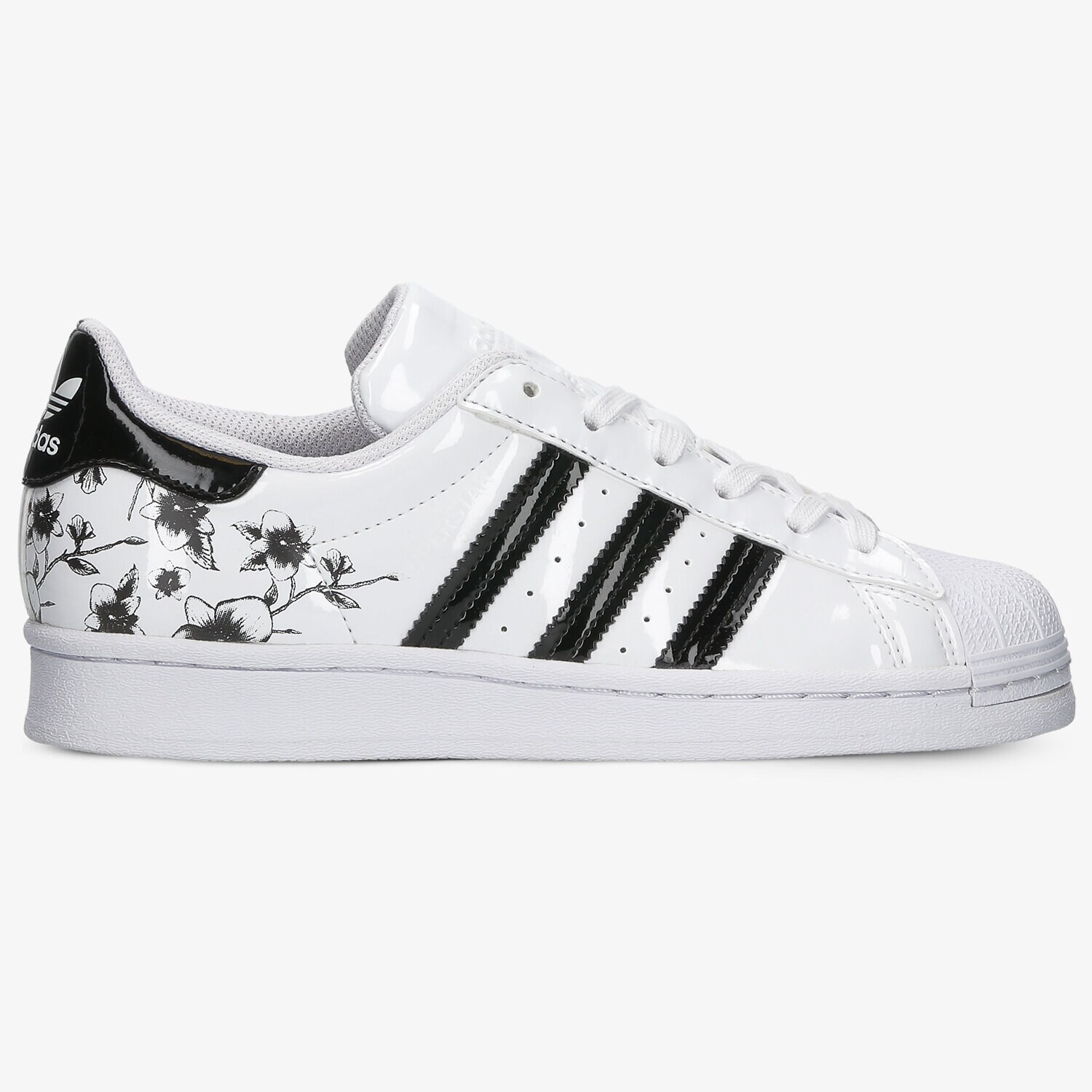 Buty sneakersy dla dzieci ADIDAS SUPERSTAR J FW0779 BIAŁY