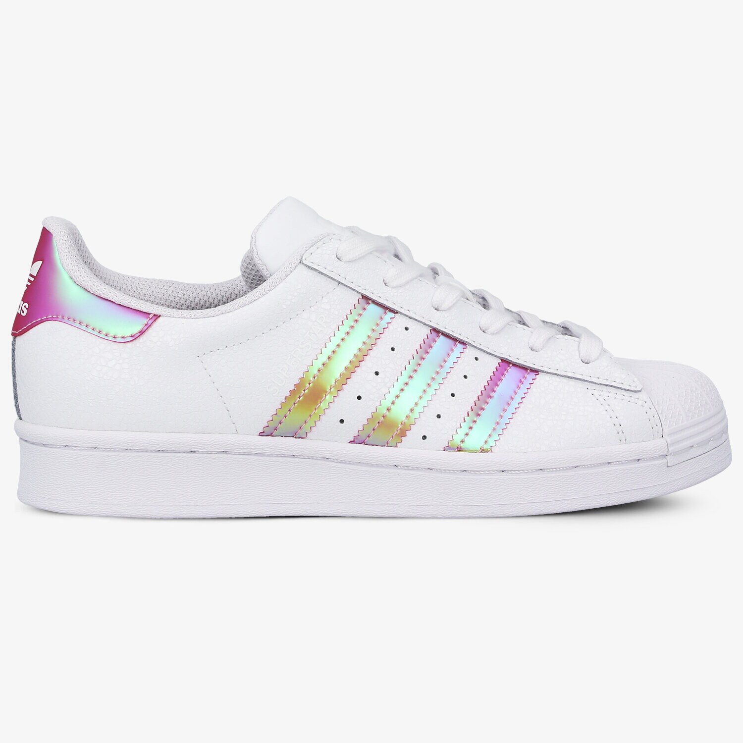 Buty sneakersy dla dzieci ADIDAS SUPERSTAR J FW8279 BIAŁY
