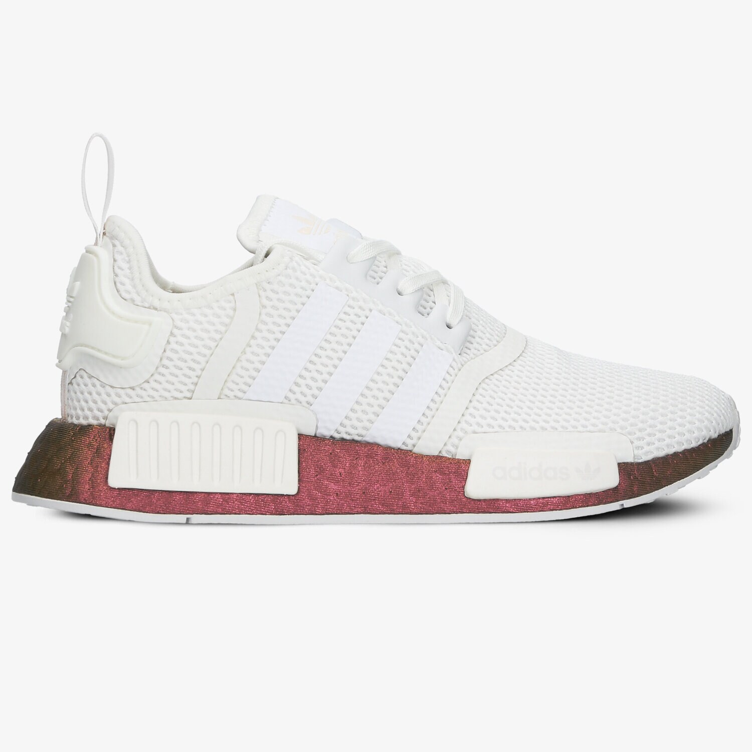 Buty sneakersy dla dzieci ADIDAS NMD_R1 J FV1689 BIAŁY
