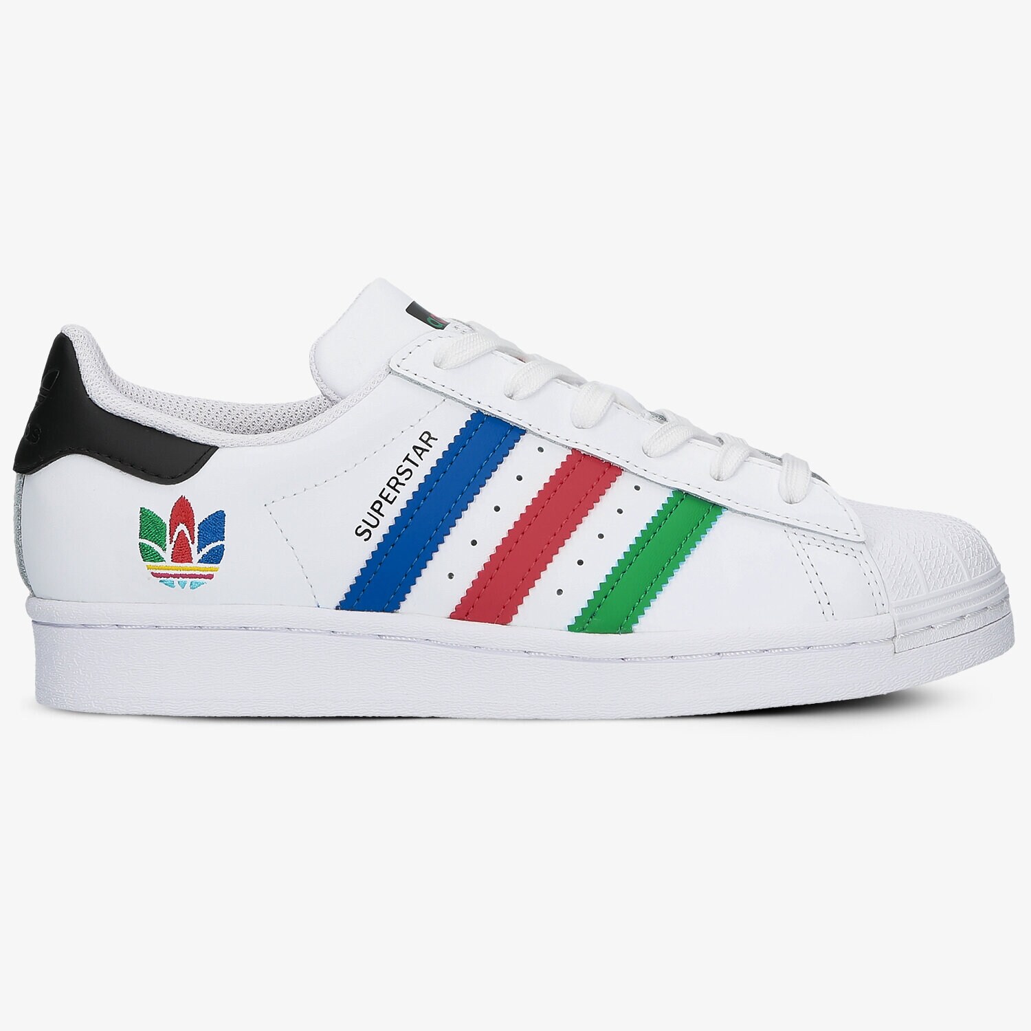 Buty sneakersy dla dzieci ADIDAS SUPERSTAR J FW5236 BIAŁY
