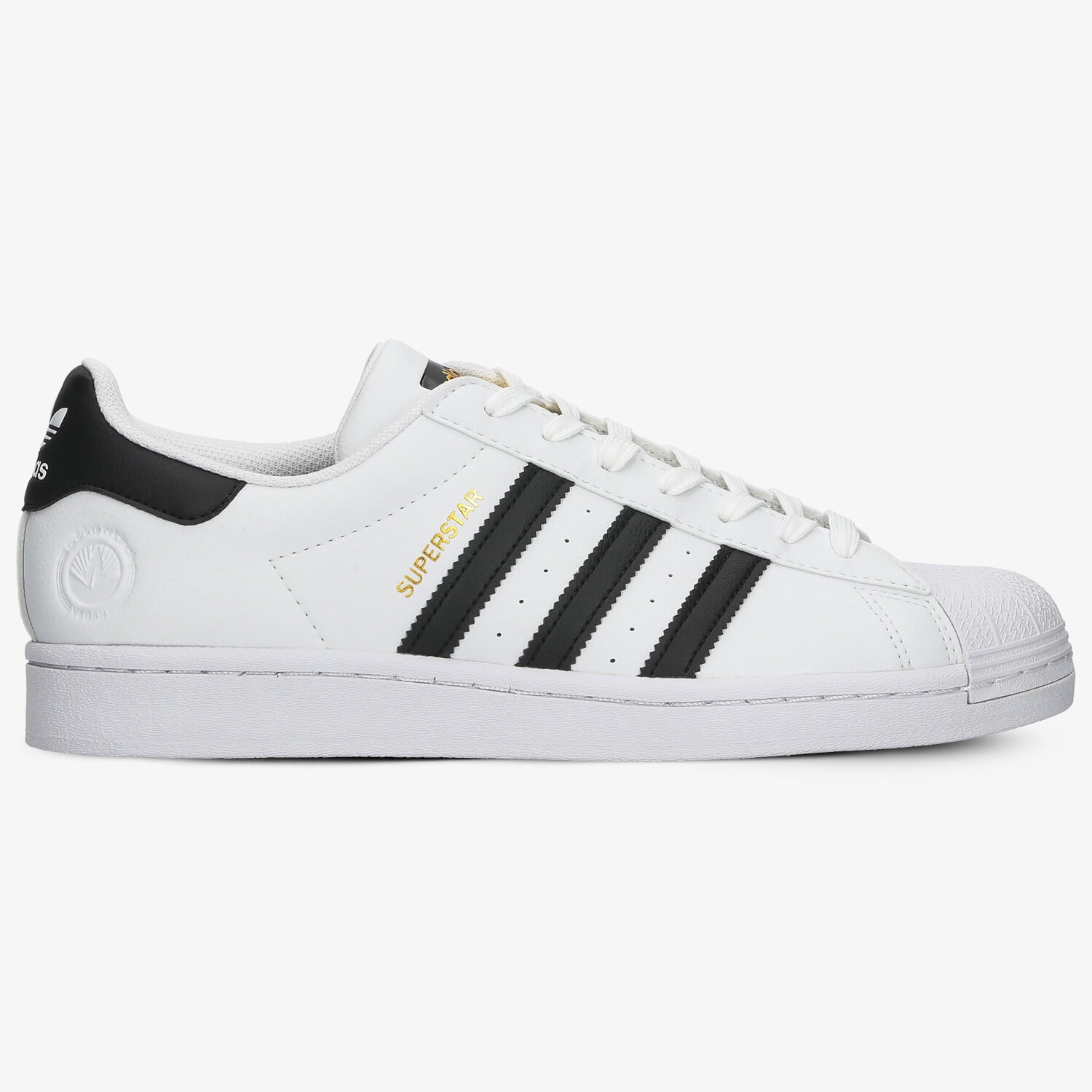 Buty sneakersy męskie ADIDAS SUPERSTAR VEGAN FW2295 BIAŁY