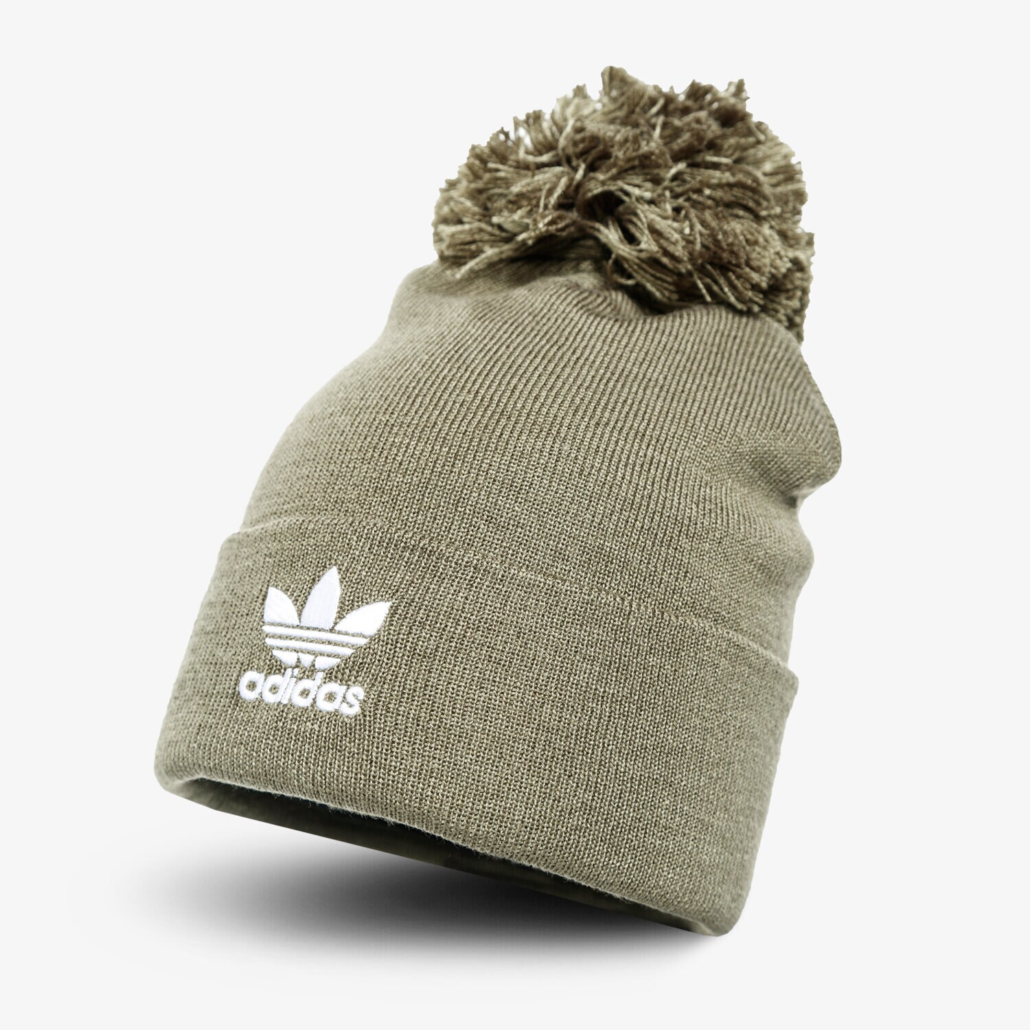 Czapka zimowa dla dzieci ADIDAS CZAPKA ZIMOWA AC BOBBLE KNIT GL7482 KHAKI