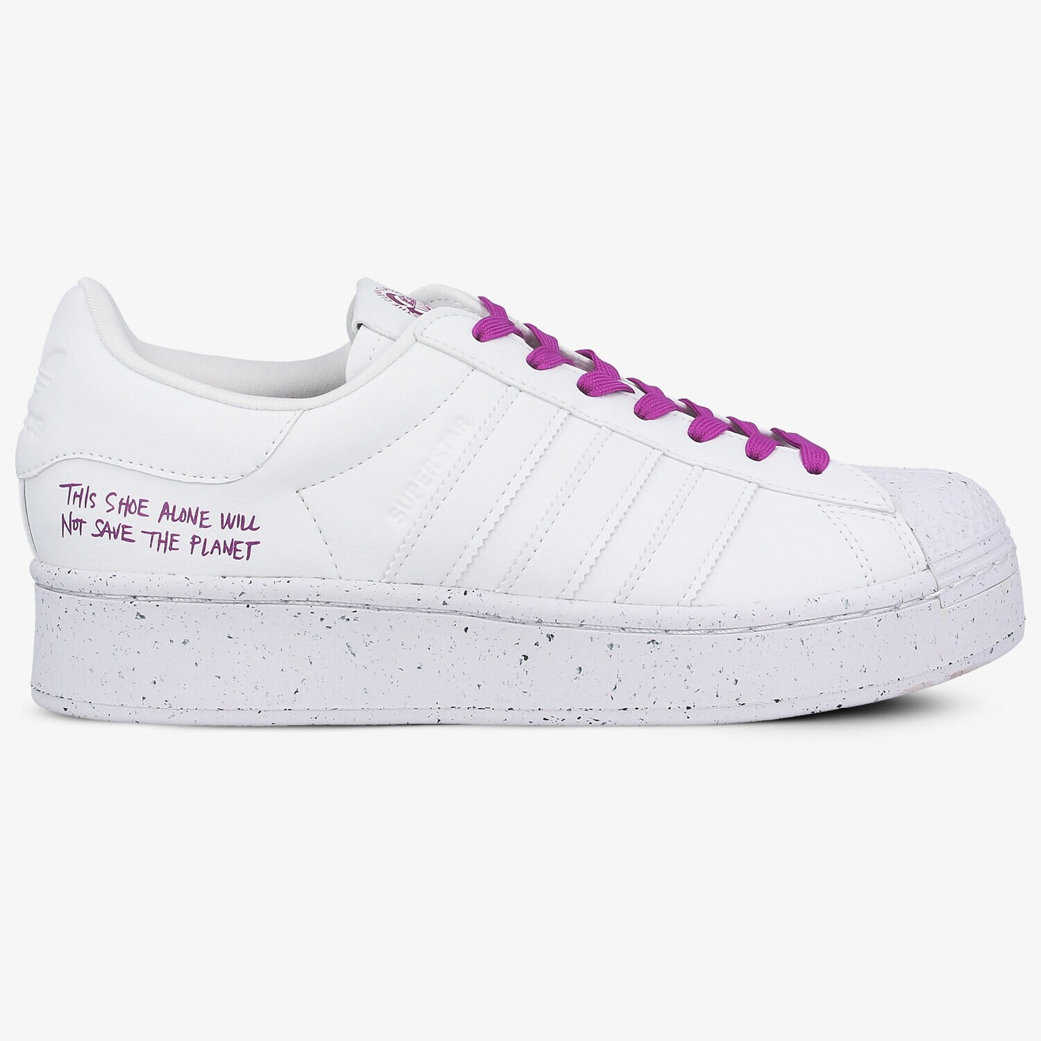 Buty sneakersy damskie ADIDAS SUPERSTAR BOLD W FY0129 BIAŁY