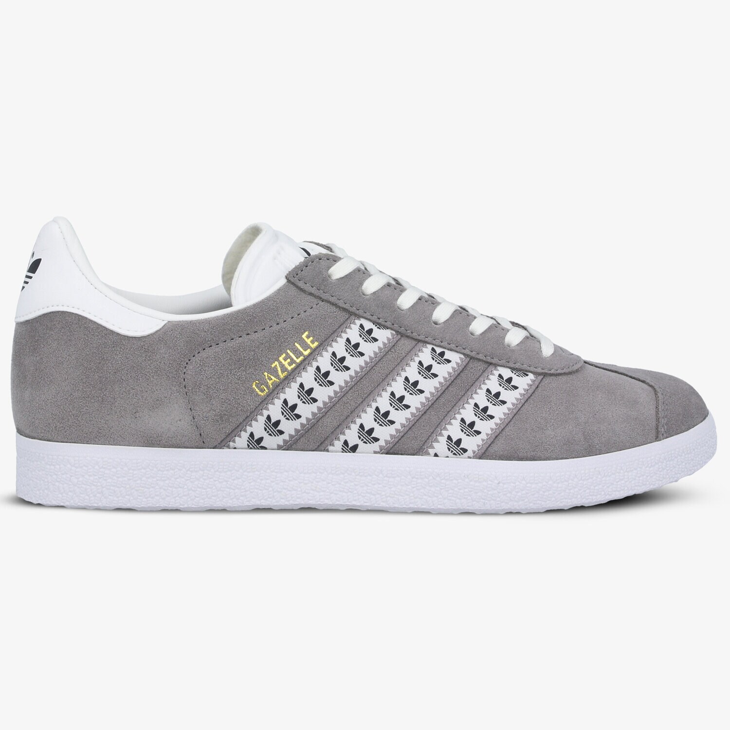 Buty sneakersy męskie ADIDAS GAZELLE FU9663 SZARY