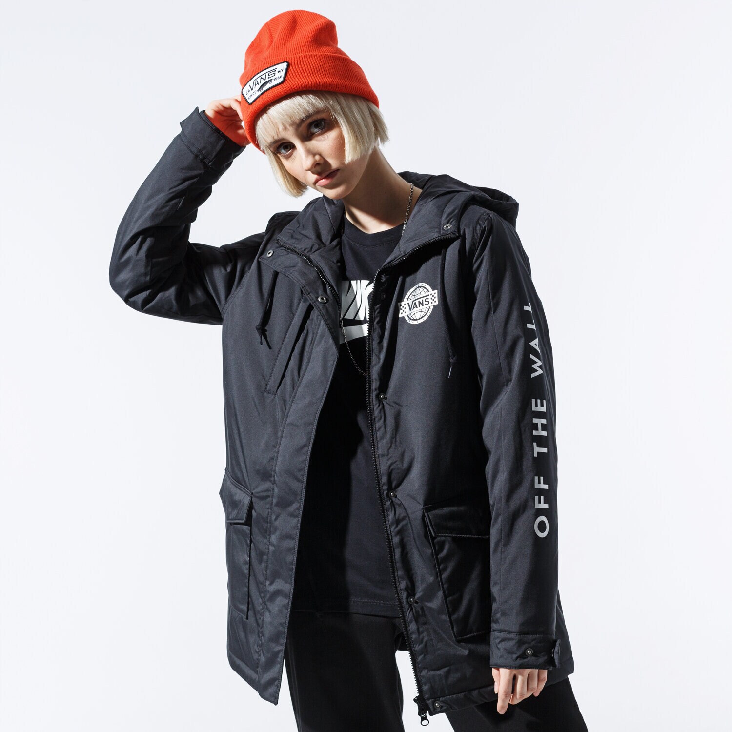 Kurtka zimowa damska VANS KURTKA MAD AIR JACKET MTE VN0A4BFRBLK1 CZARNY