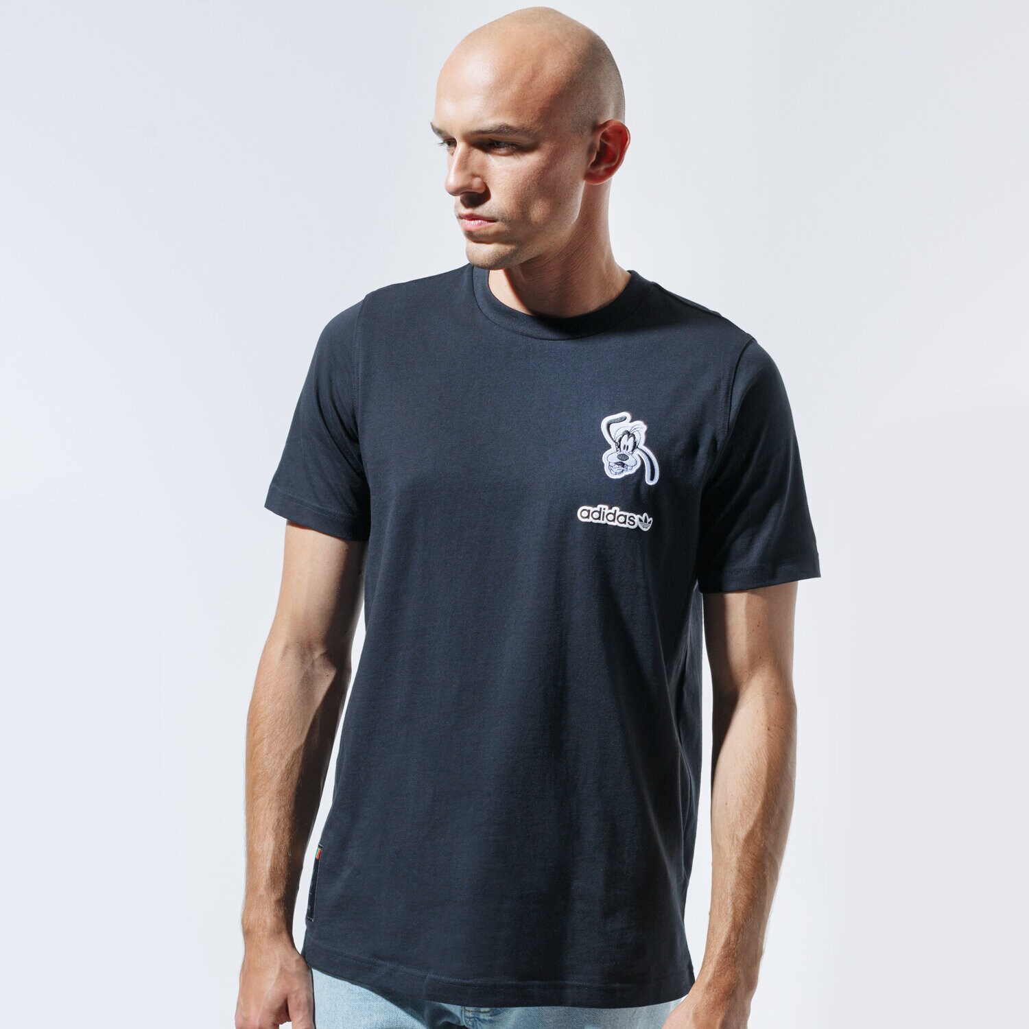 Koszulka, t-shirt sportowy męski ADIDAS T-SHIRT GOOFY TEE GD6024 CZARNY