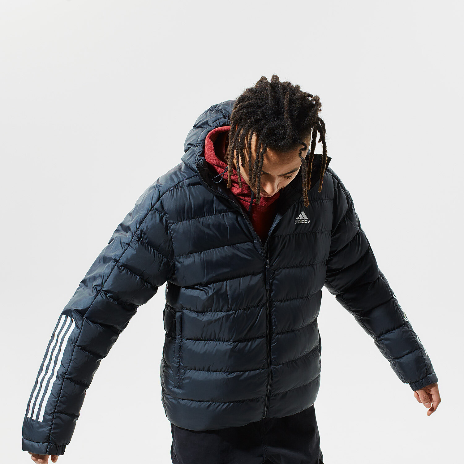 Kurtka zimowa męska ADIDAS KURTKA ZIMOWA ITAVIC 3S 2.0 J DZ1388 CZARNY