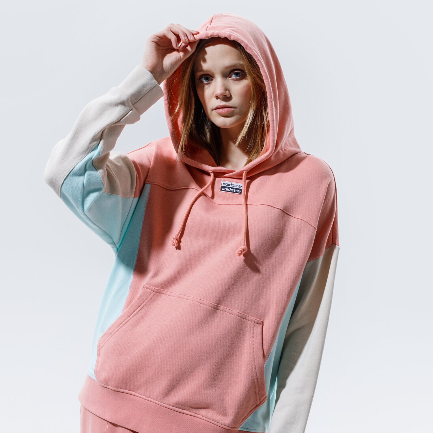 Bluza damska ADIDAS BLUZA Z KAPTUREM R.Y.V. HOODIE GD3076 MULTICOLOR