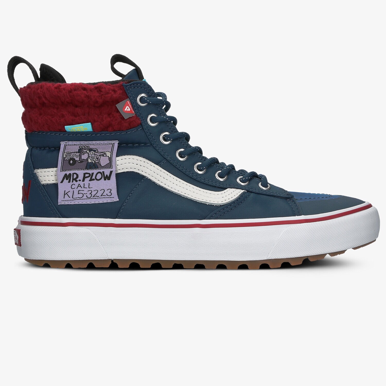Buty sneakersy męskie VANS UA SK8-HI MTE 2.0 DX VN0A4P3I23V1 NIEBIESKI