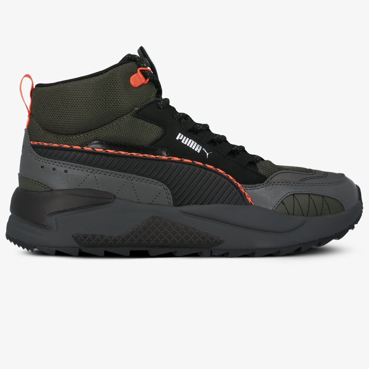 Buty sneakersy męskie PUMA X-Ray 2 Square Mid WTR 37302003 ZIELONY