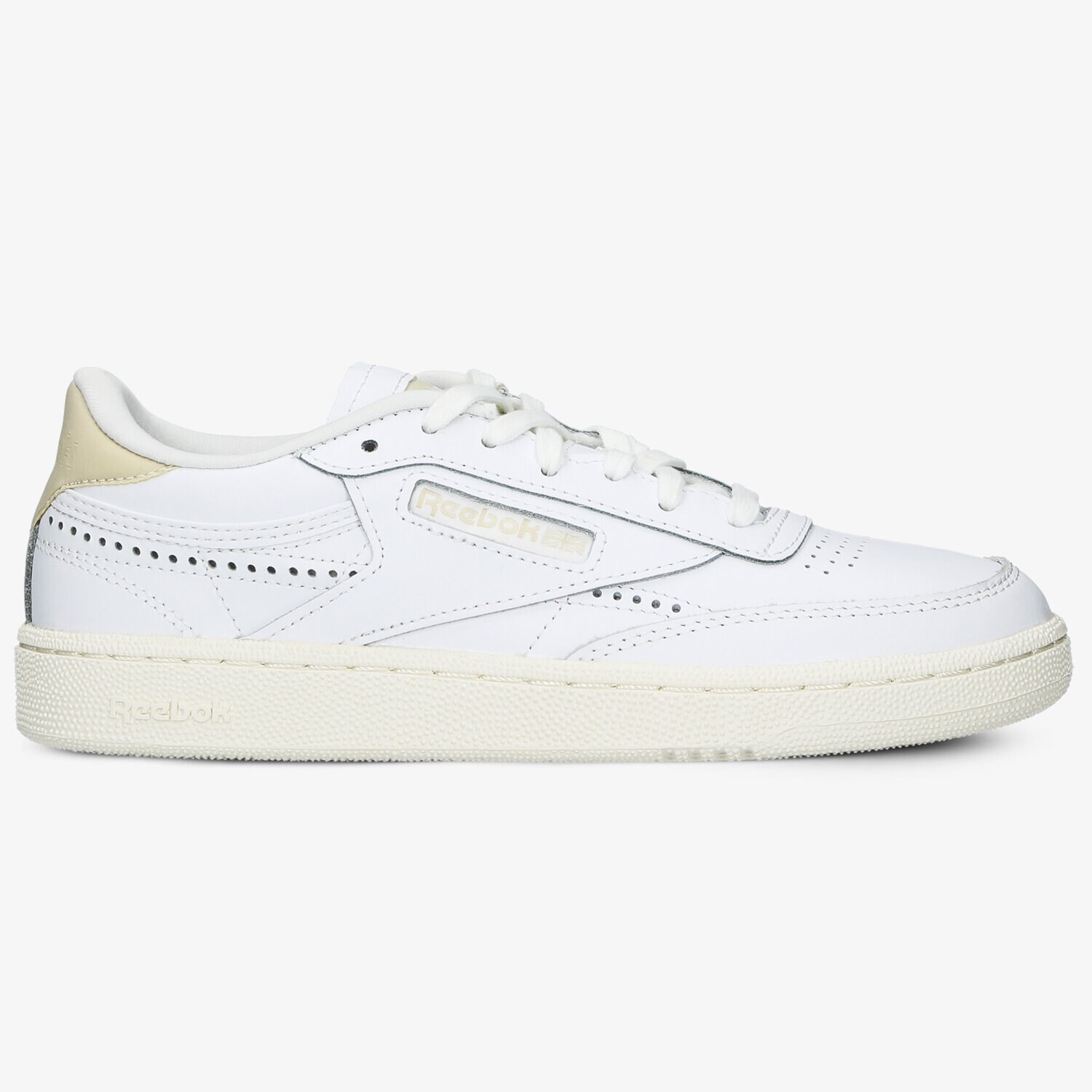 Buty sneakersy damskie REEBOK CLUB C 85 FV1095 BIAŁY