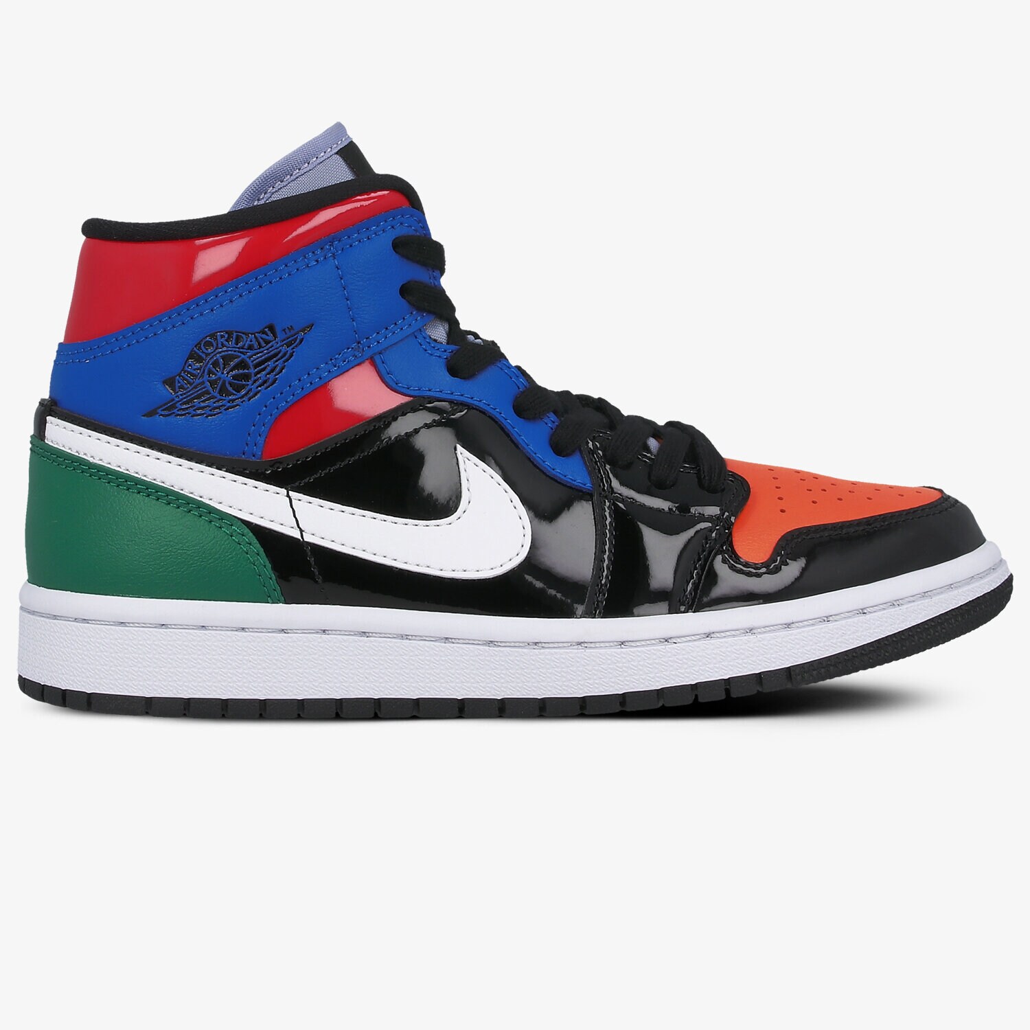 Buty sneakersy damskie AIR JORDAN 1 MID SE WMNS CV5276-001 MULTICOLOR