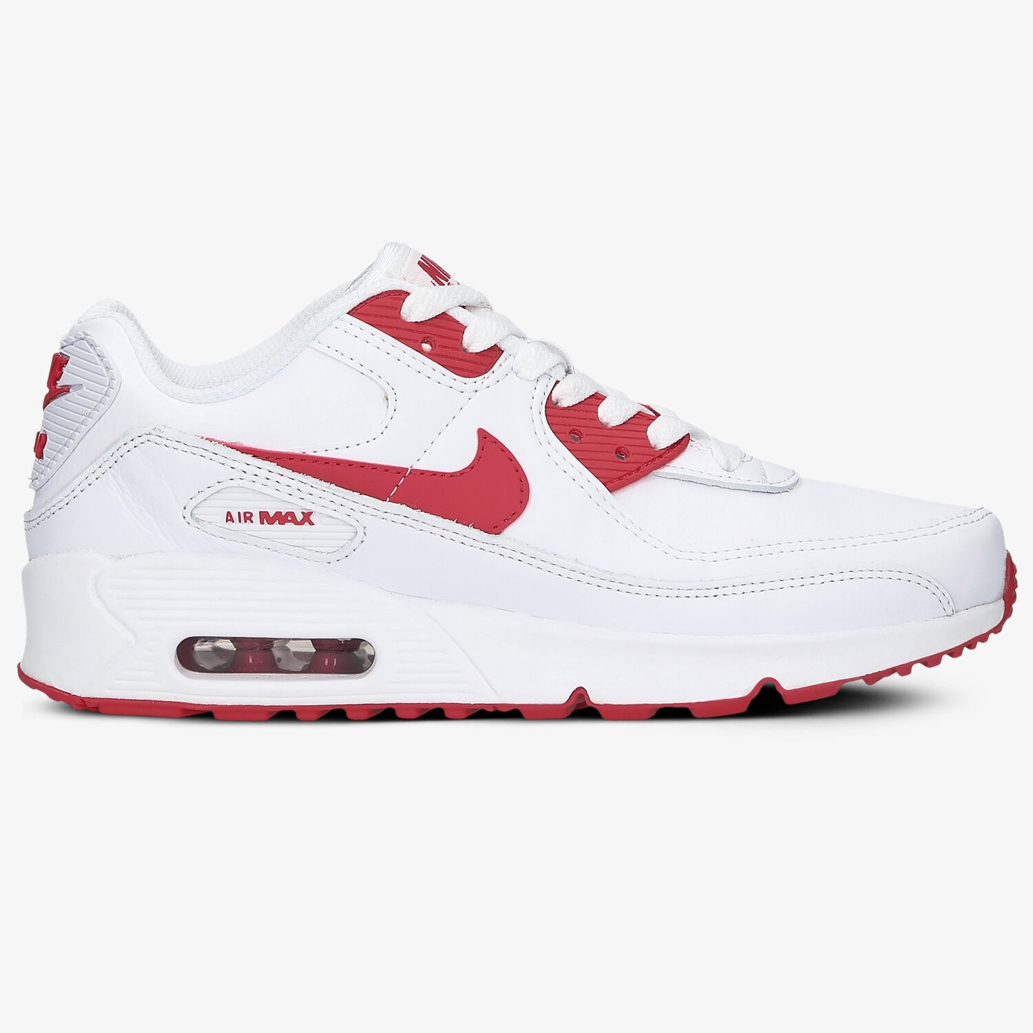 Buty sneakersy dla dzieci NIKE AIR MAX 90 LTR CD6864-106 BIAŁY