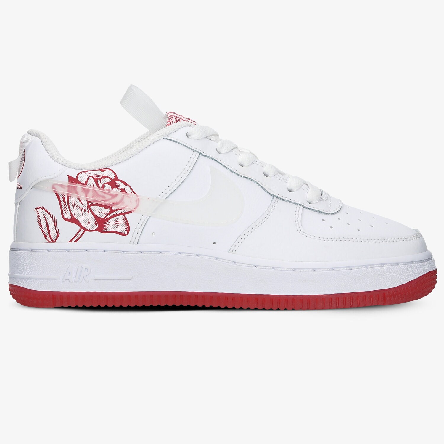 Buty sneakersy dla dzieci NIKE AIR FORCE 1 CN8534-100 BIAŁY