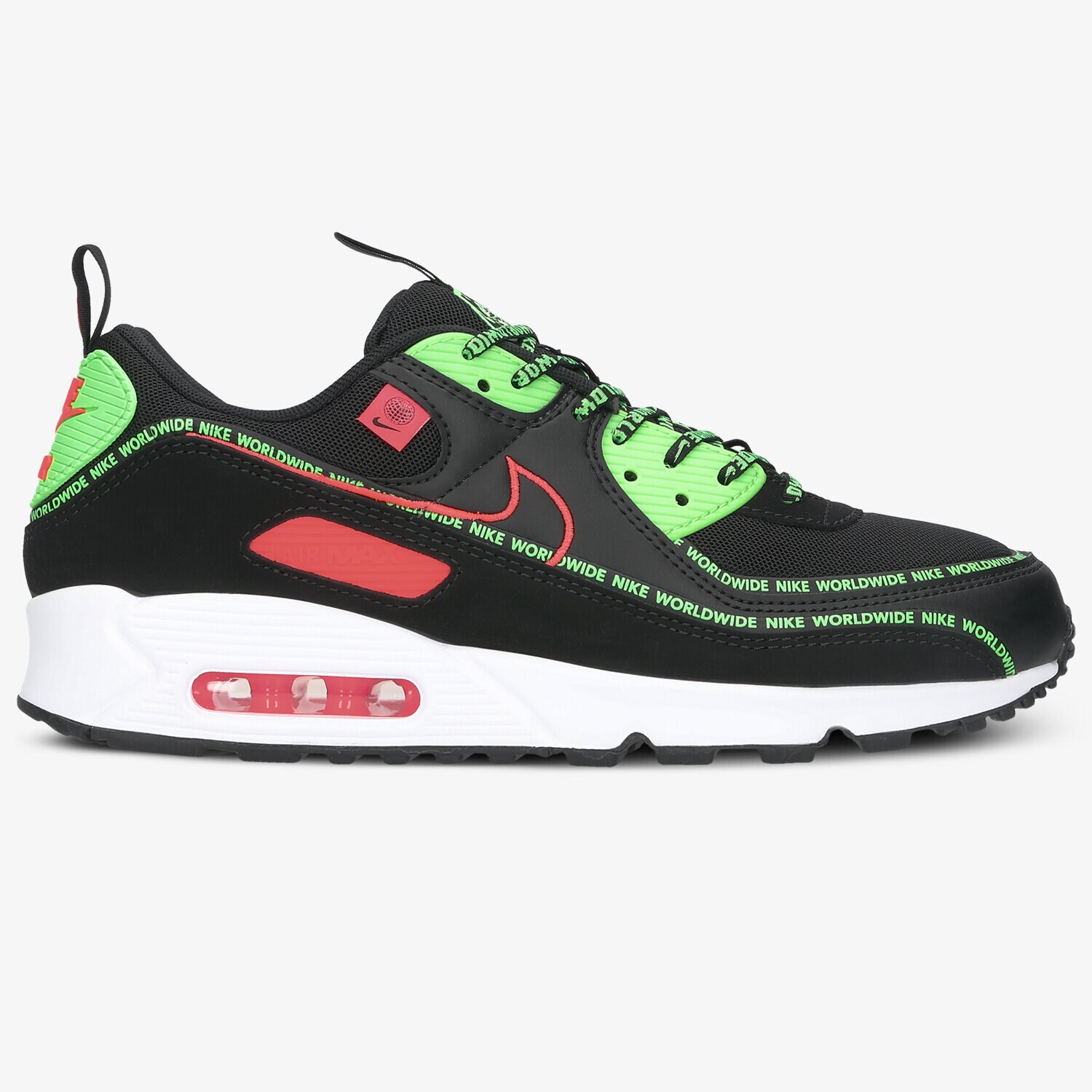 Buty sneakersy męskie NIKE AIR MAX 90 SE CK6474-001 CZARNY