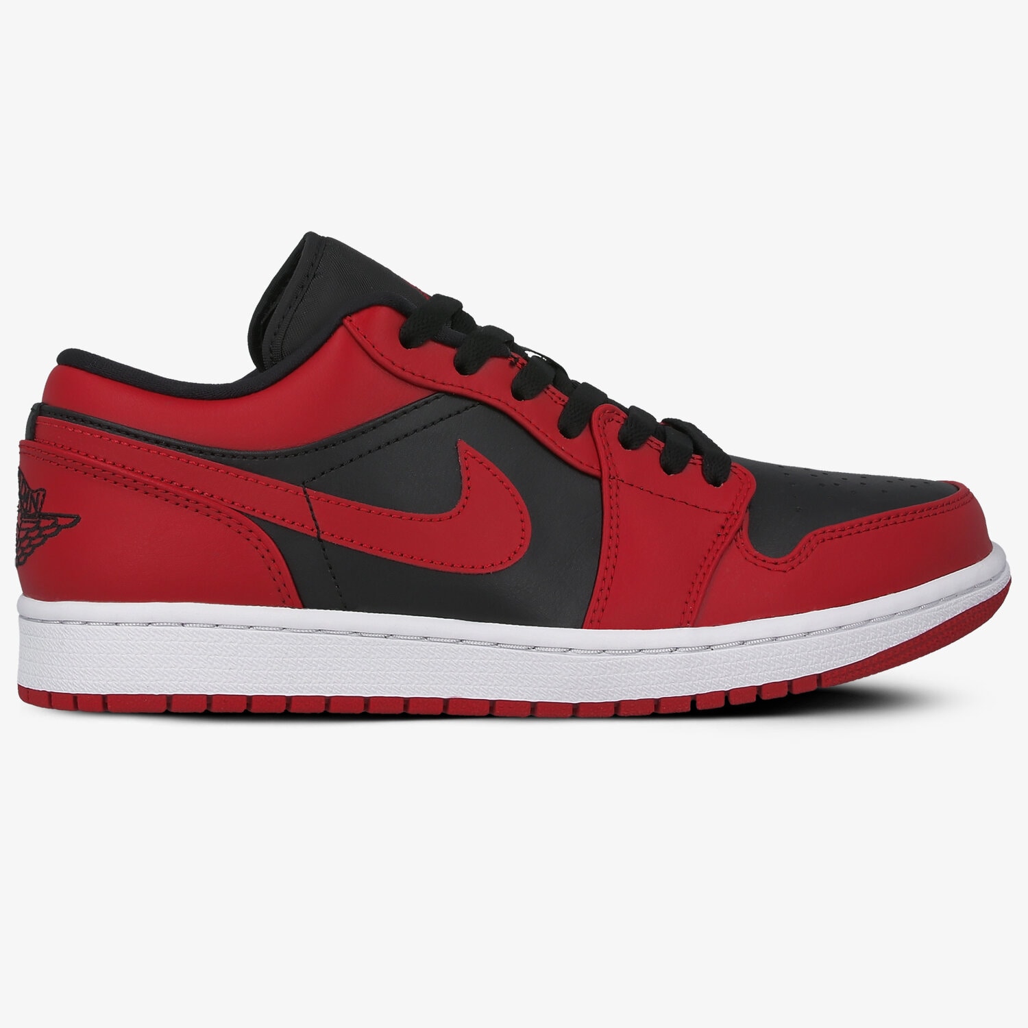 Buty sneakersy męskie AIR JORDAN 1 LOW 553558-606 CZARNY