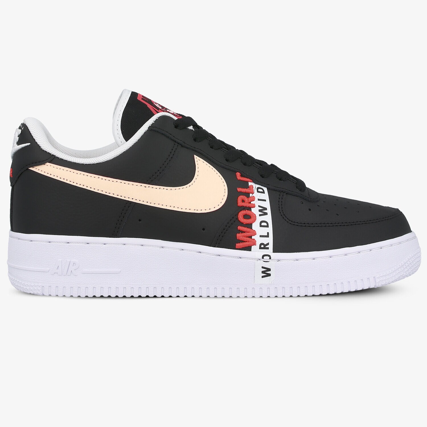 Buty sneakersy męskie NIKE AIR FORCE 1 '07 LV8 CK6924-001 CZARNY