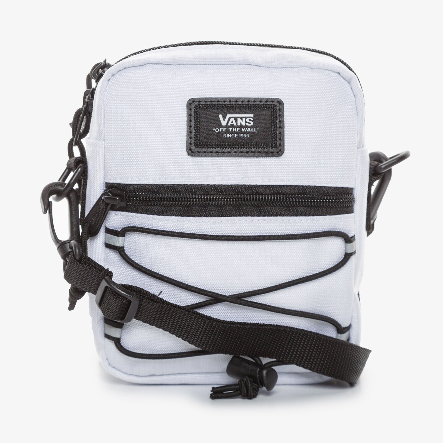 Torba sportowa damska na ramię VANS TOREBKA MN BAIL SHOULDER BAG WHITE WHITE VN0A3I5SWHT1 BIAŁY