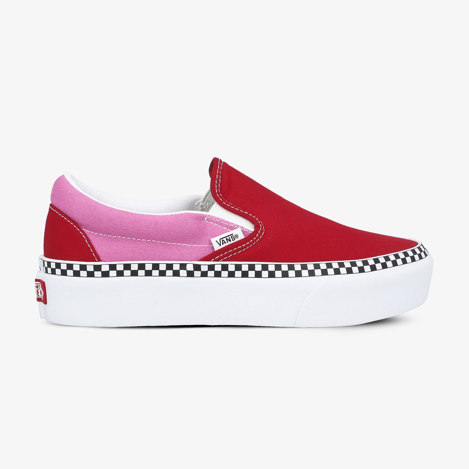 Damskie trampki, tenisówki VANS UA CLASSIC SLIP-ON PLATFORM VN0A3JEZWVX1 CZERWONY